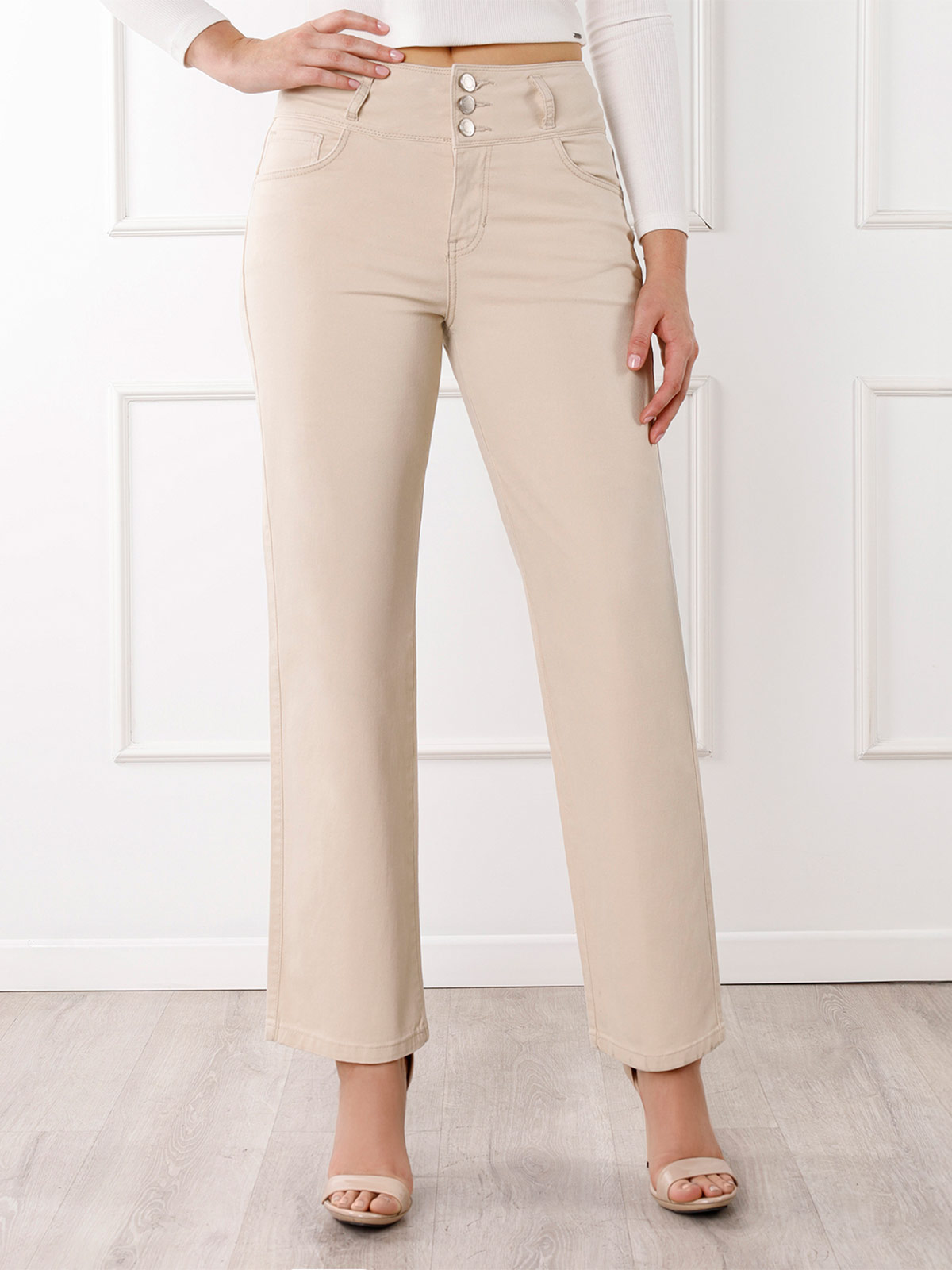 PANTALÓN RECTO MUJER KANSAS ELY - 1