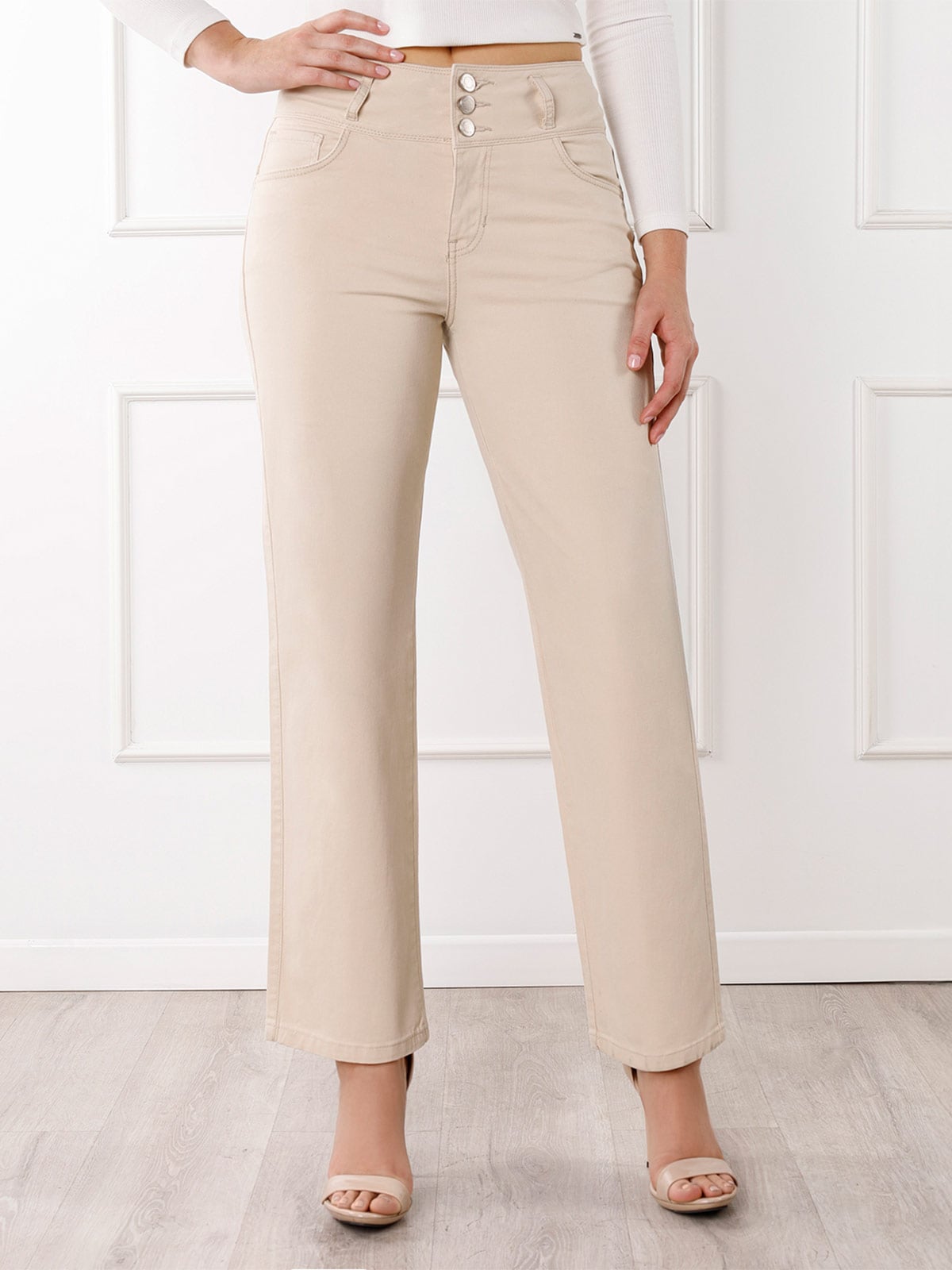 PANTALÓN RECTO MUJER KANSAS ELY - 1