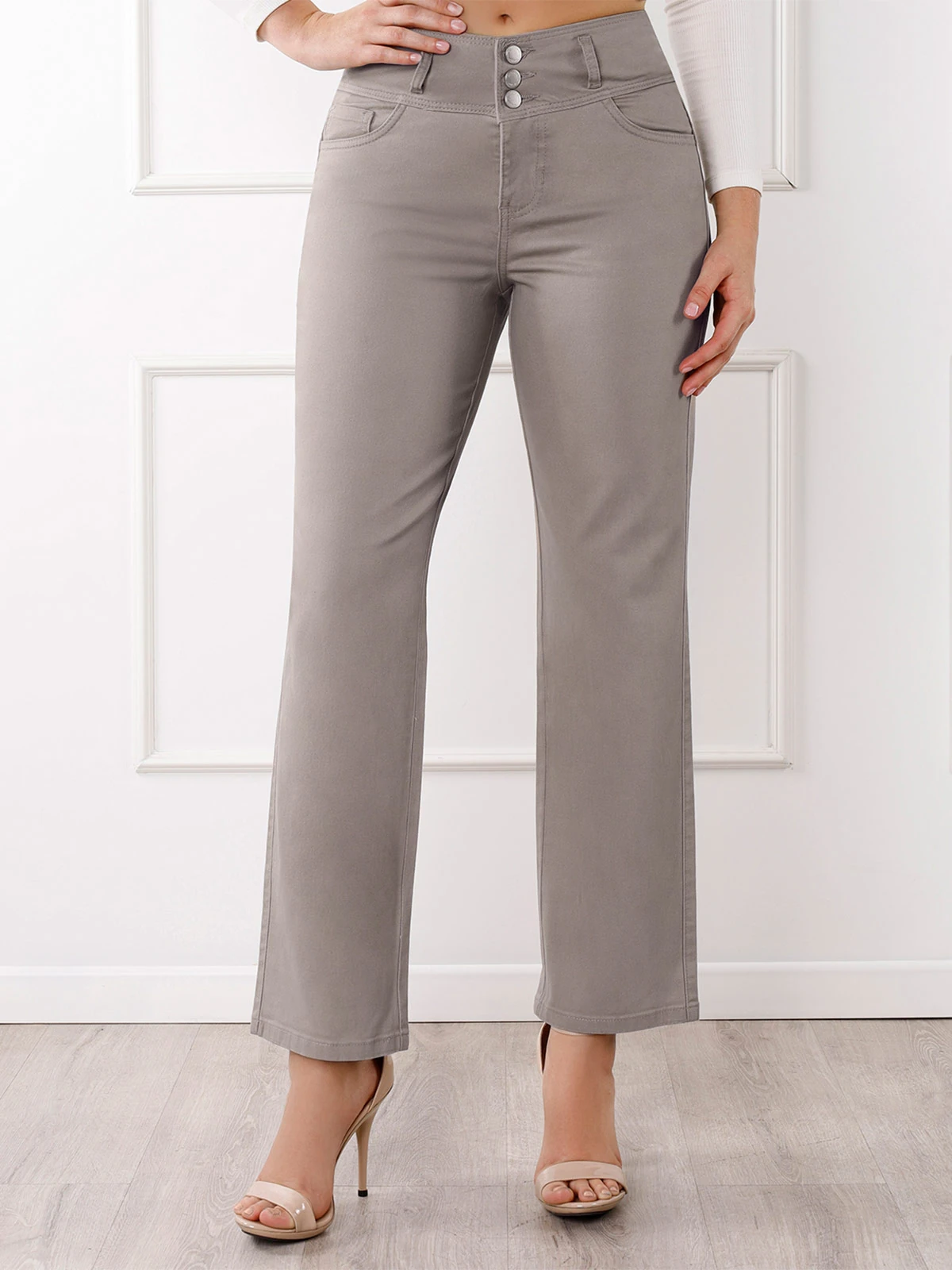 PANTALÓN RECTO MUJER KANSAS ELY - 1