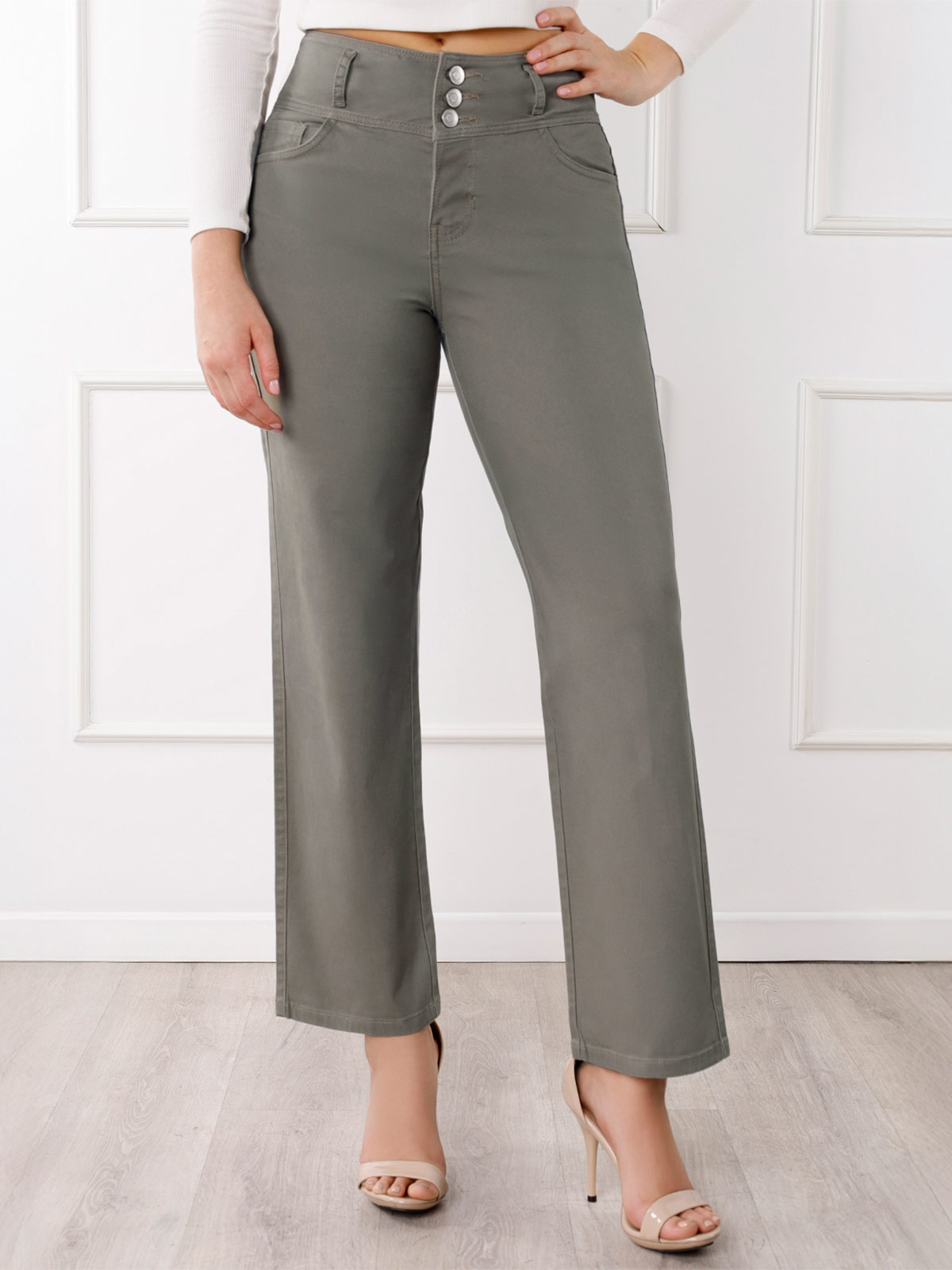 PANTALÓN RECTO MUJER KANSAS ELY - 1