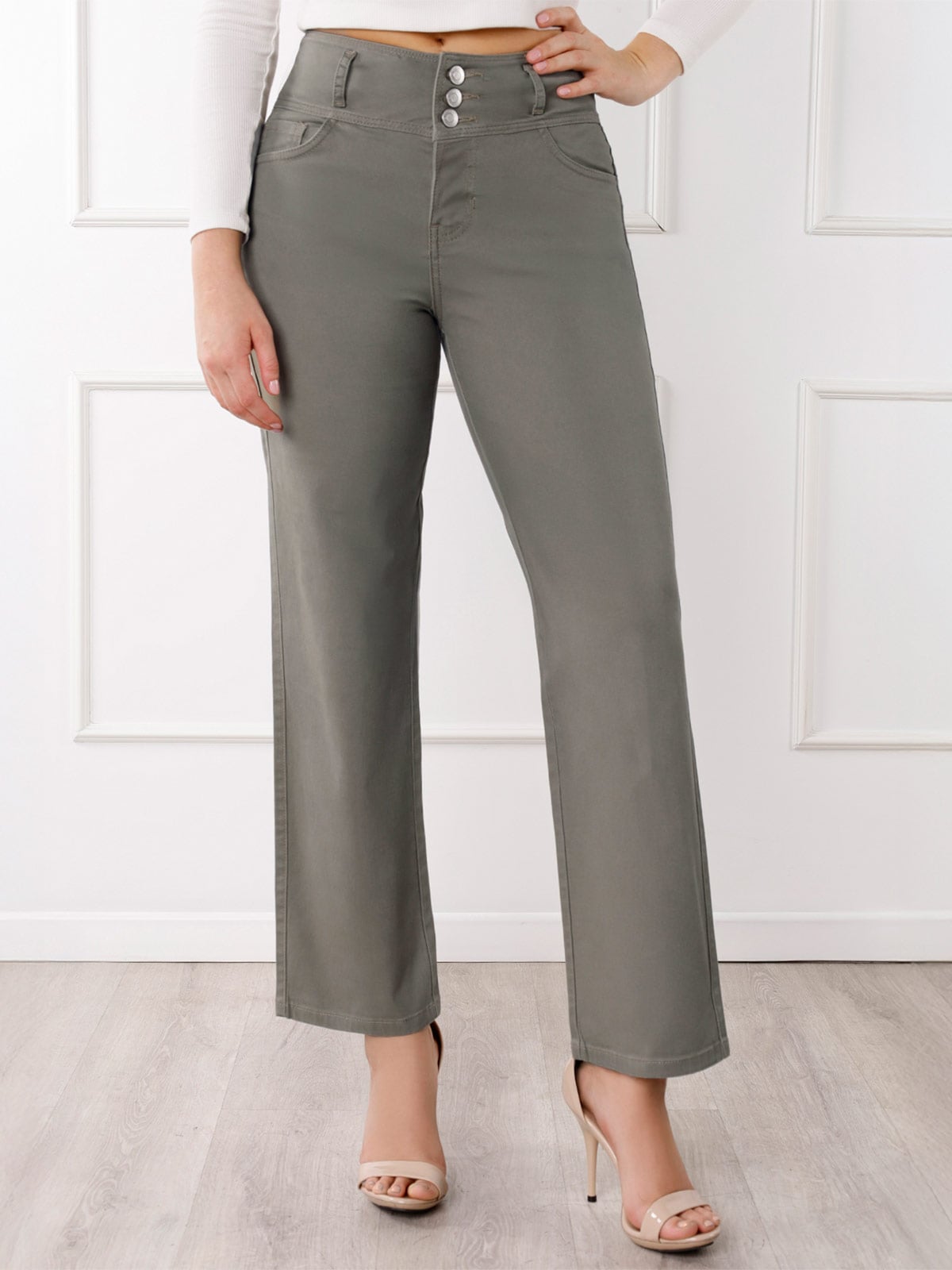 PANTALÓN RECTO MUJER KANSAS ELY - 1