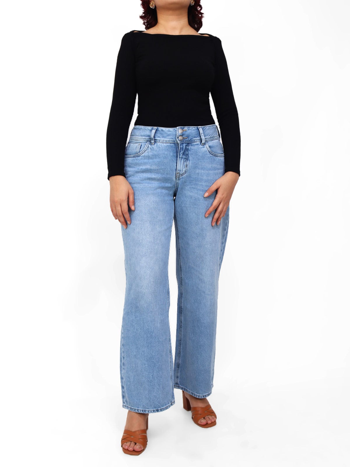 JEAN WIDELEG MUJER KAYRA POBLET PERFECT FIT - 1