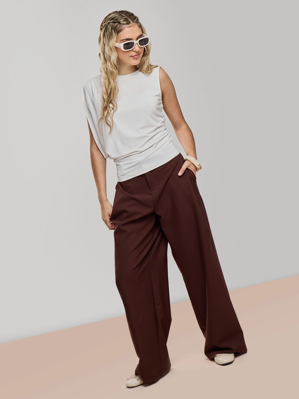 PANTALÓN REGULAR MUJER INDEX SASTRERO - 2