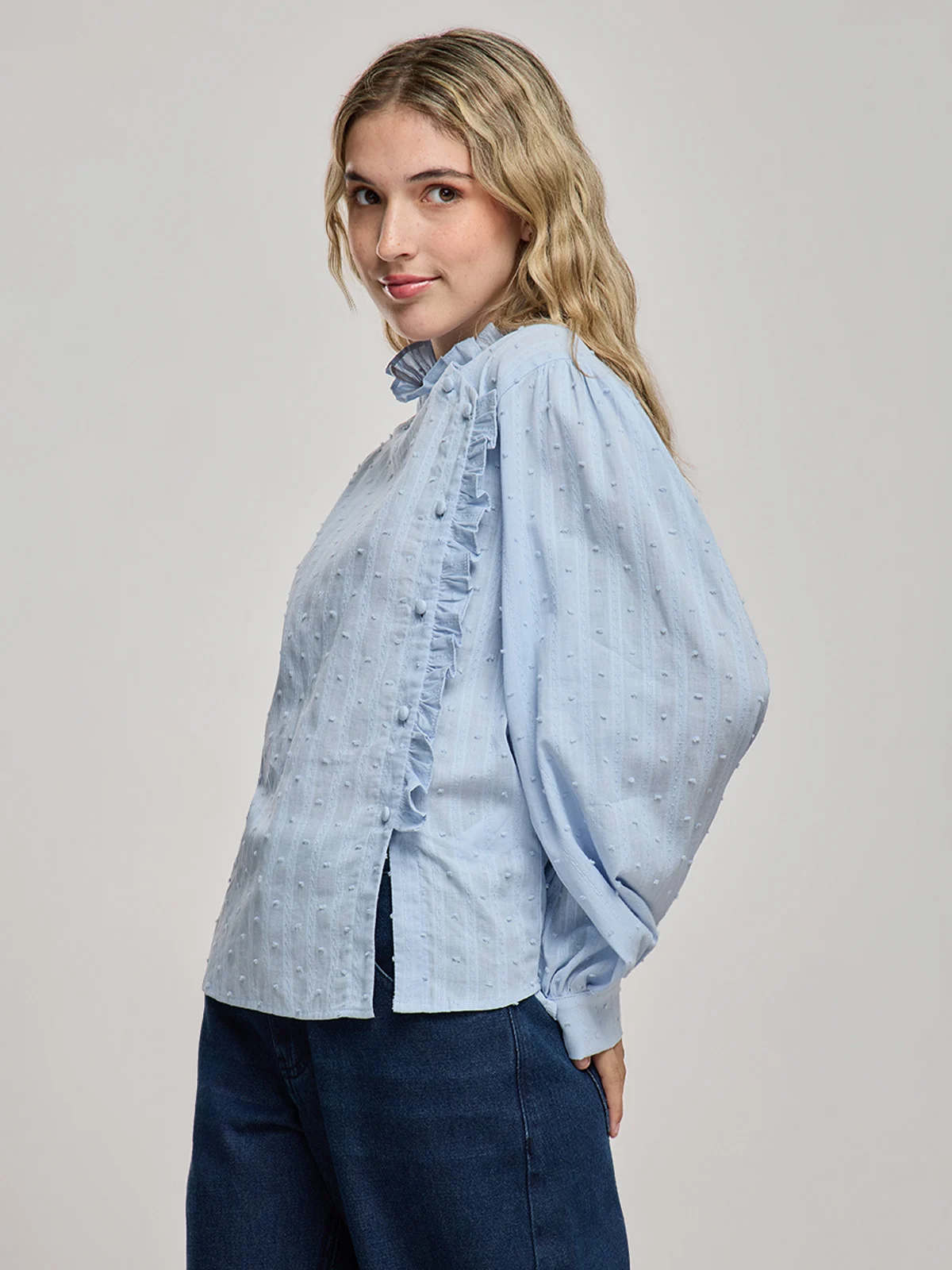 BLUSA MANGA LARGA MUJER INDEX - 3