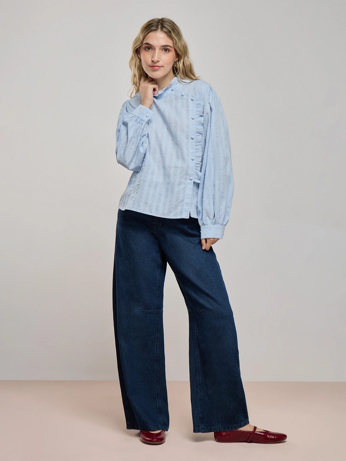 BLUSA MANGA LARGA MUJER INDEX - 5