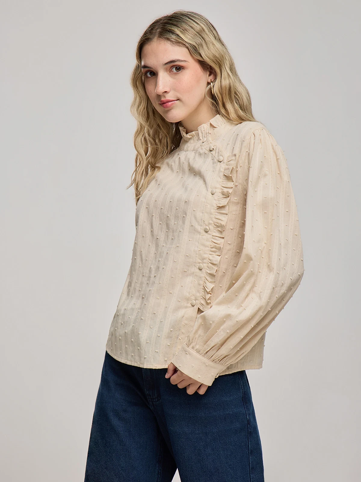 BLUSA MANGA LARGA MUJER INDEX - 3