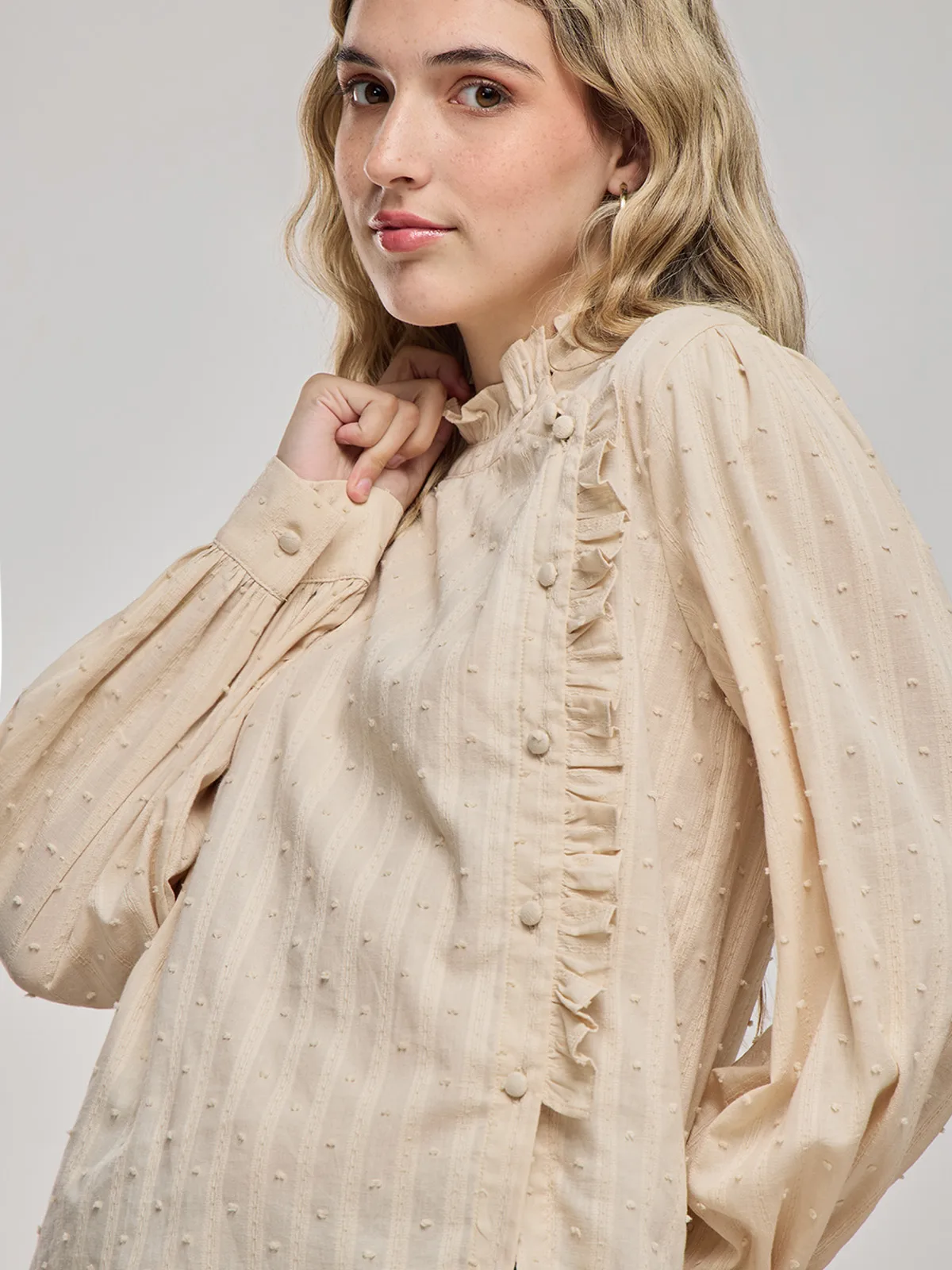 BLUSA MANGA LARGA MUJER INDEX - 4