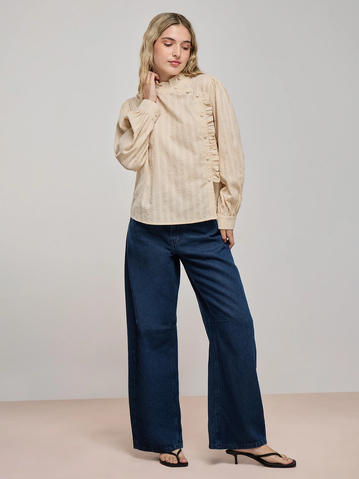 BLUSA MANGA LARGA MUJER INDEX - 5
