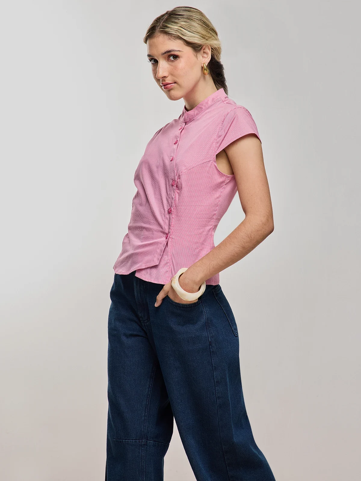 BLUSA MANGA CORTA MUJER INDEX - 3