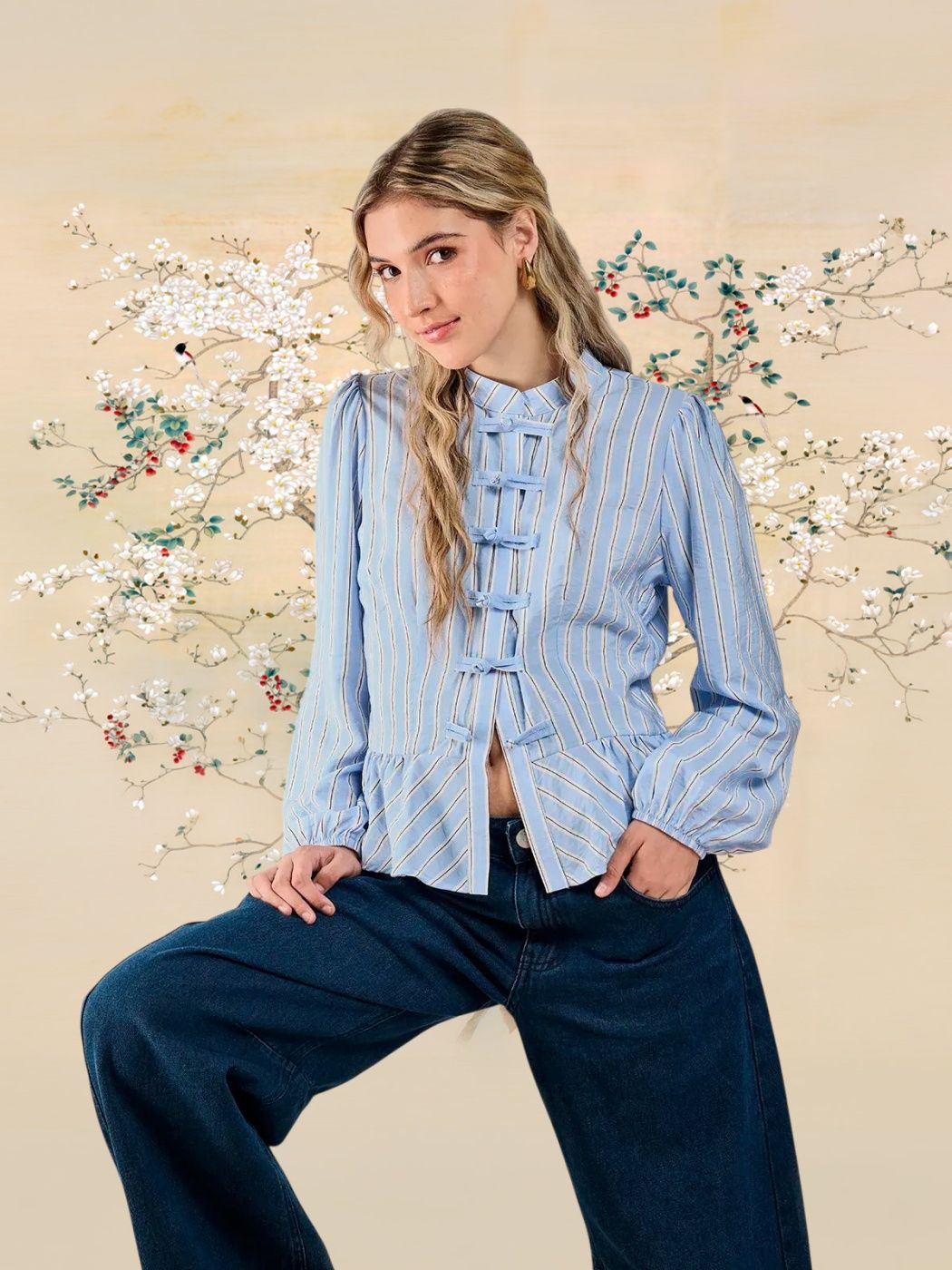 BLUSA MANGA LARGA MUJER INDEX - 1