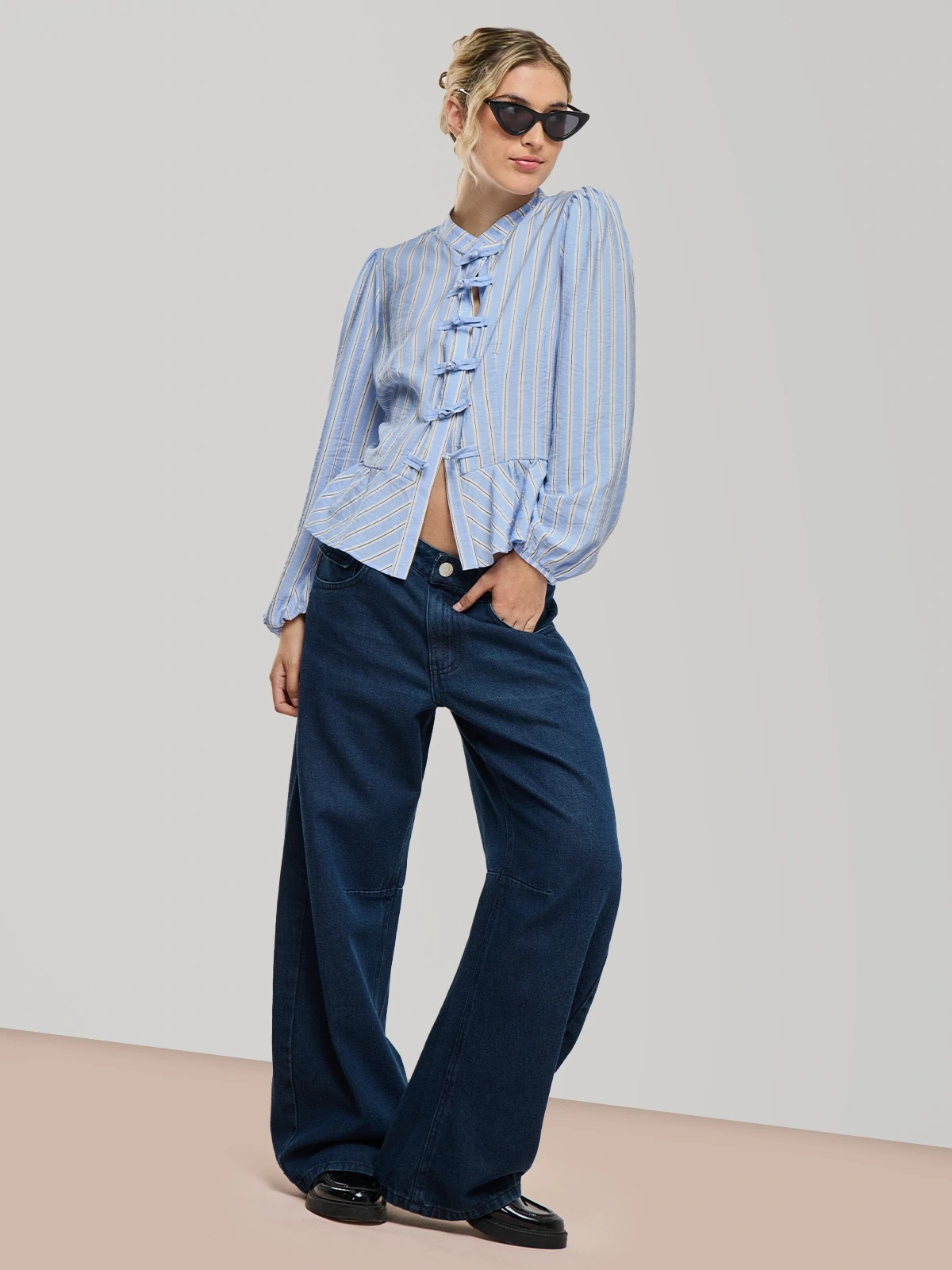 BLUSA MANGA LARGA MUJER INDEX - 6