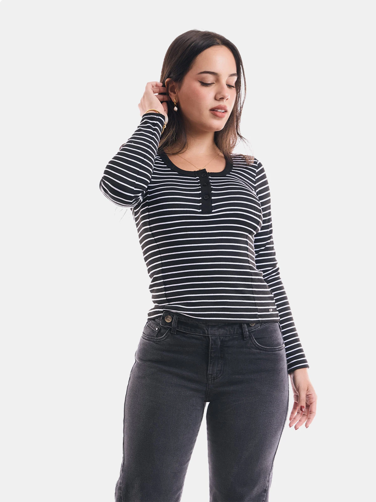 POLO MUJER METAL JEANS MARINA - 2