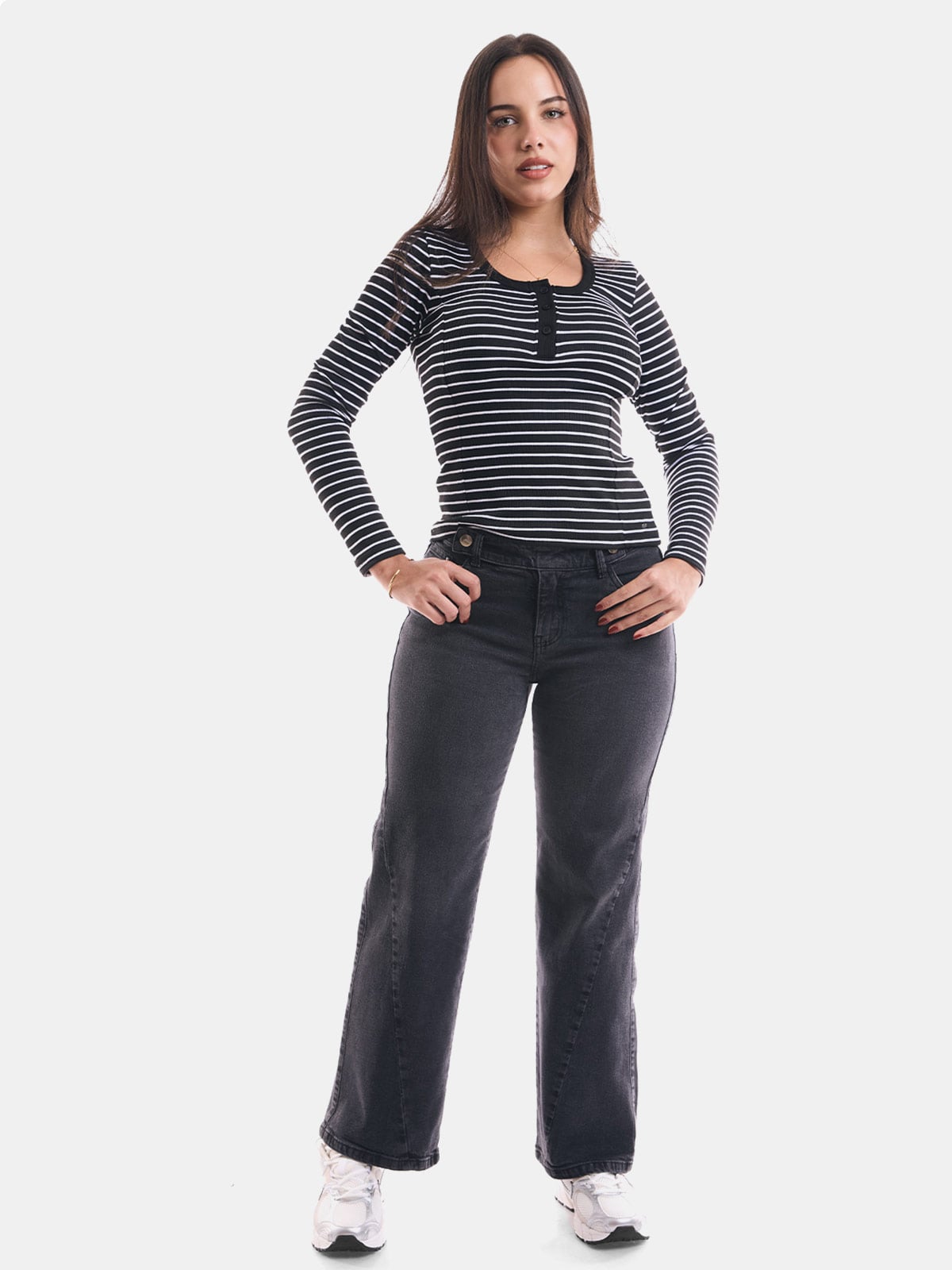 POLO MUJER METAL JEANS MARINA - 3