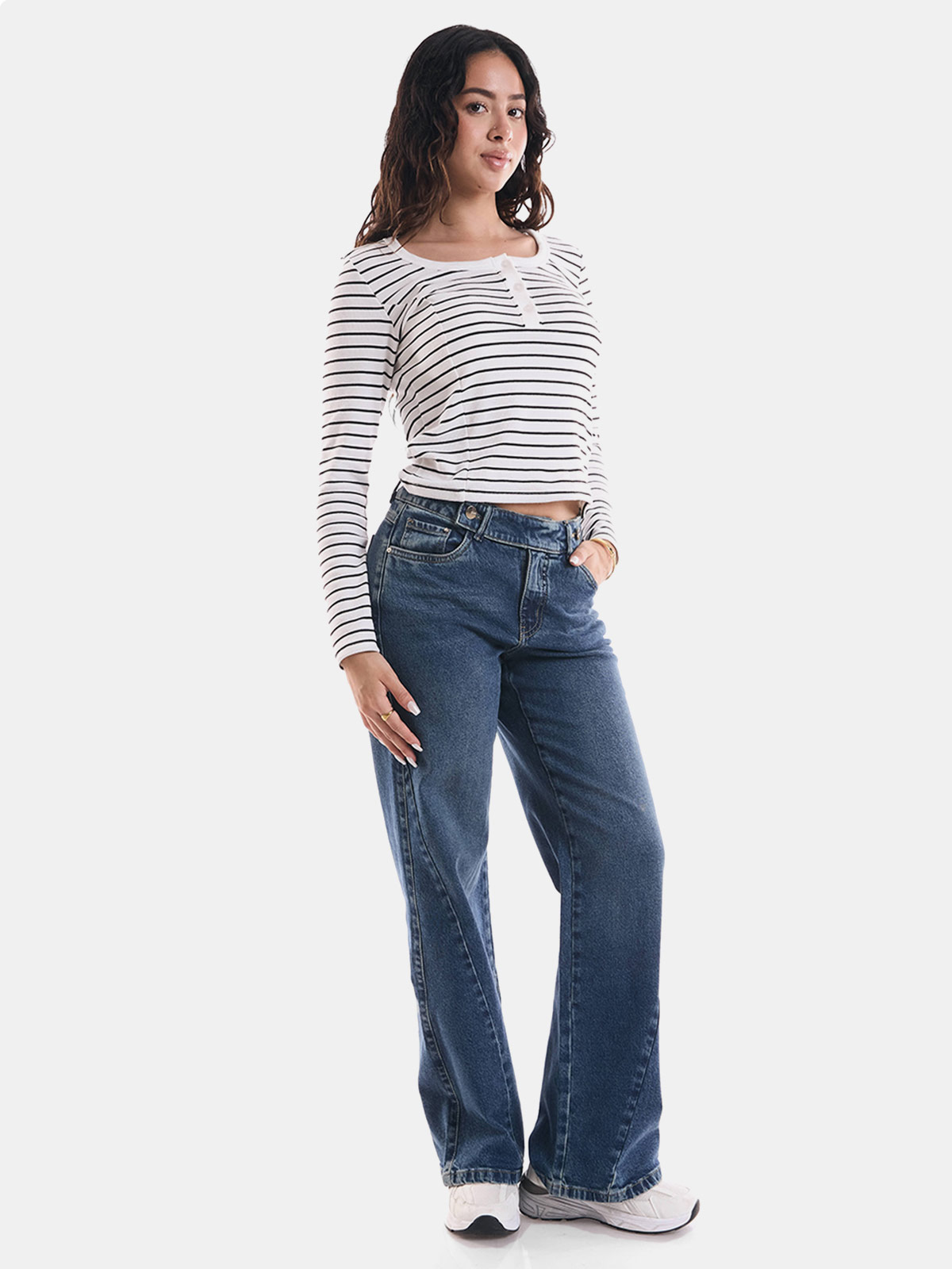 JEAN STRAIGHT FIT MUJER METAL JEANS SASHA - 1