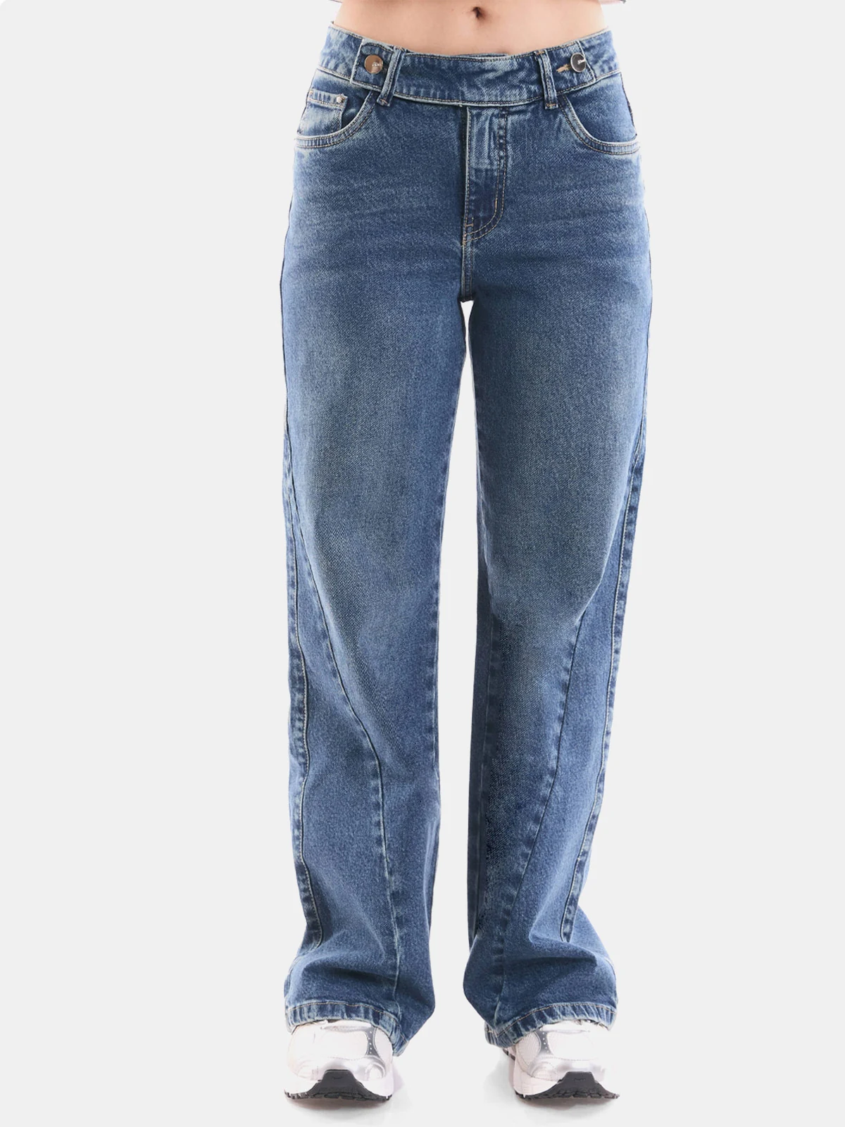 JEAN STRAIGHT FIT MUJER METAL JEANS SASHA - 2