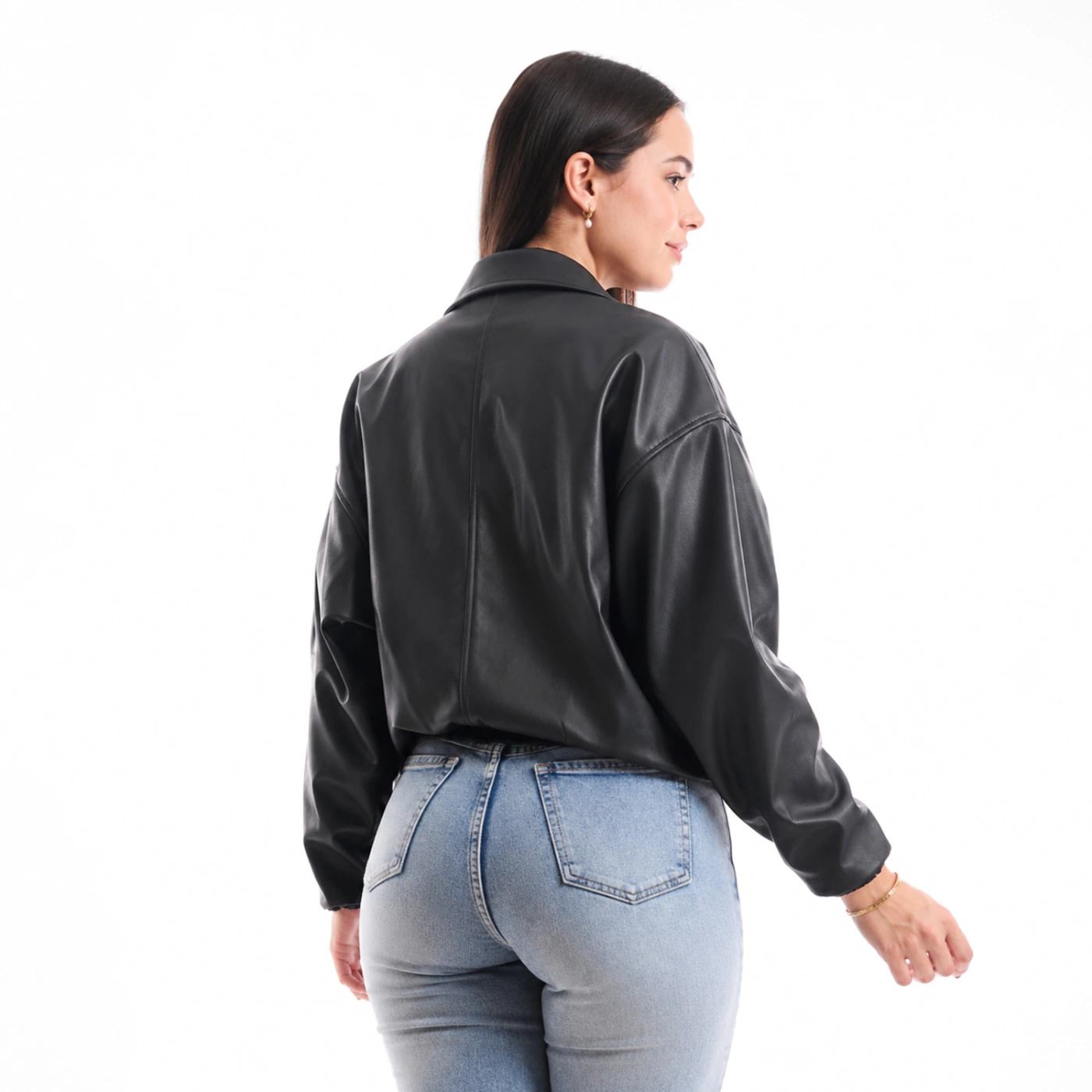 CASACA MUJER METAL JEANS BOMBER SEVILLA - 4