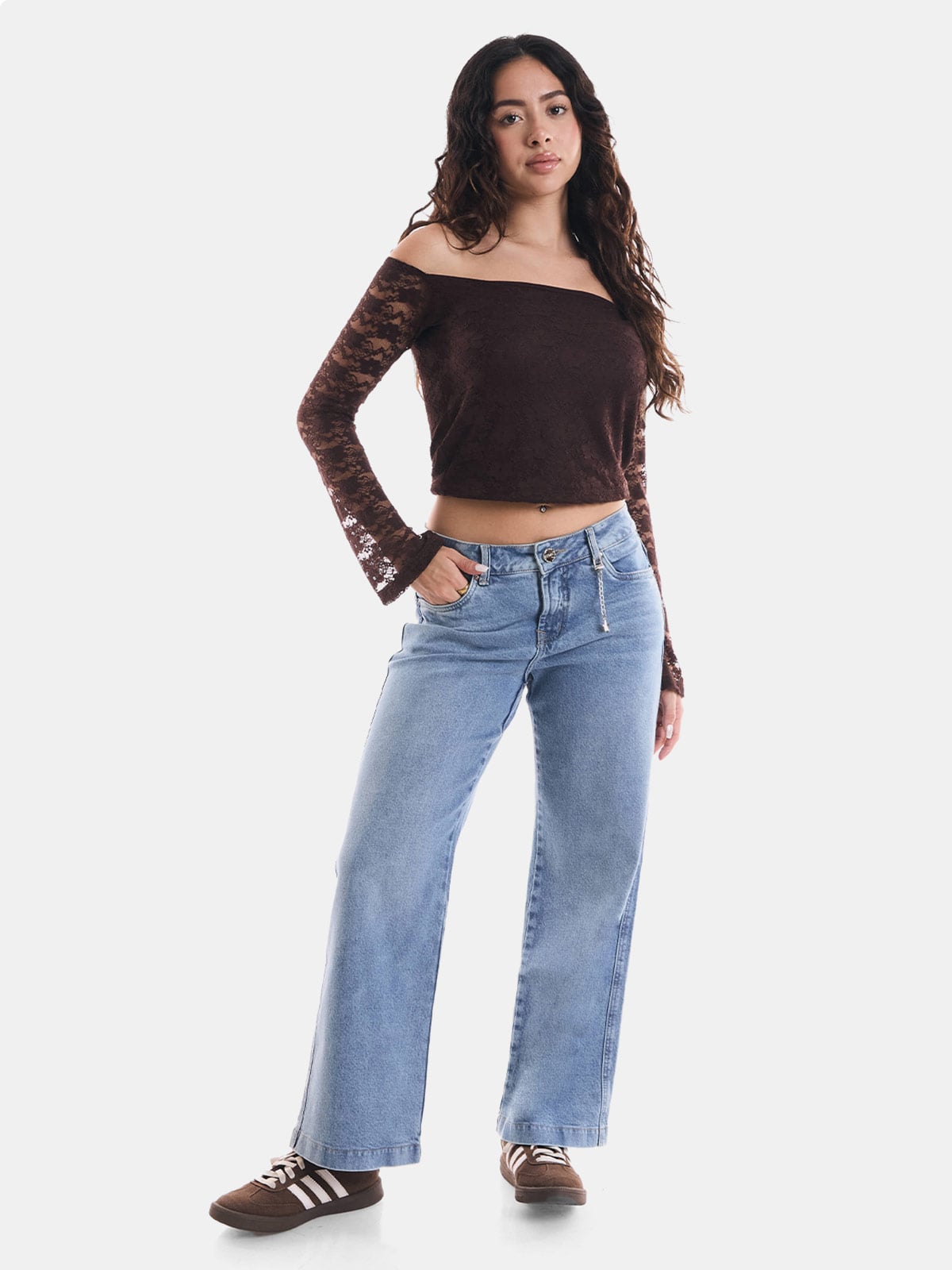 JEAN STRAIGHT METAL JEANS DIVA - 1