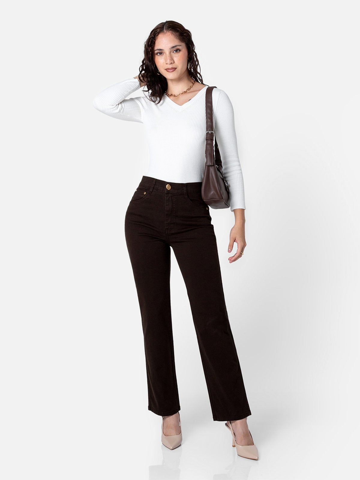 PANTALÓN RECTO MUJER PIONIER DIANA - 1