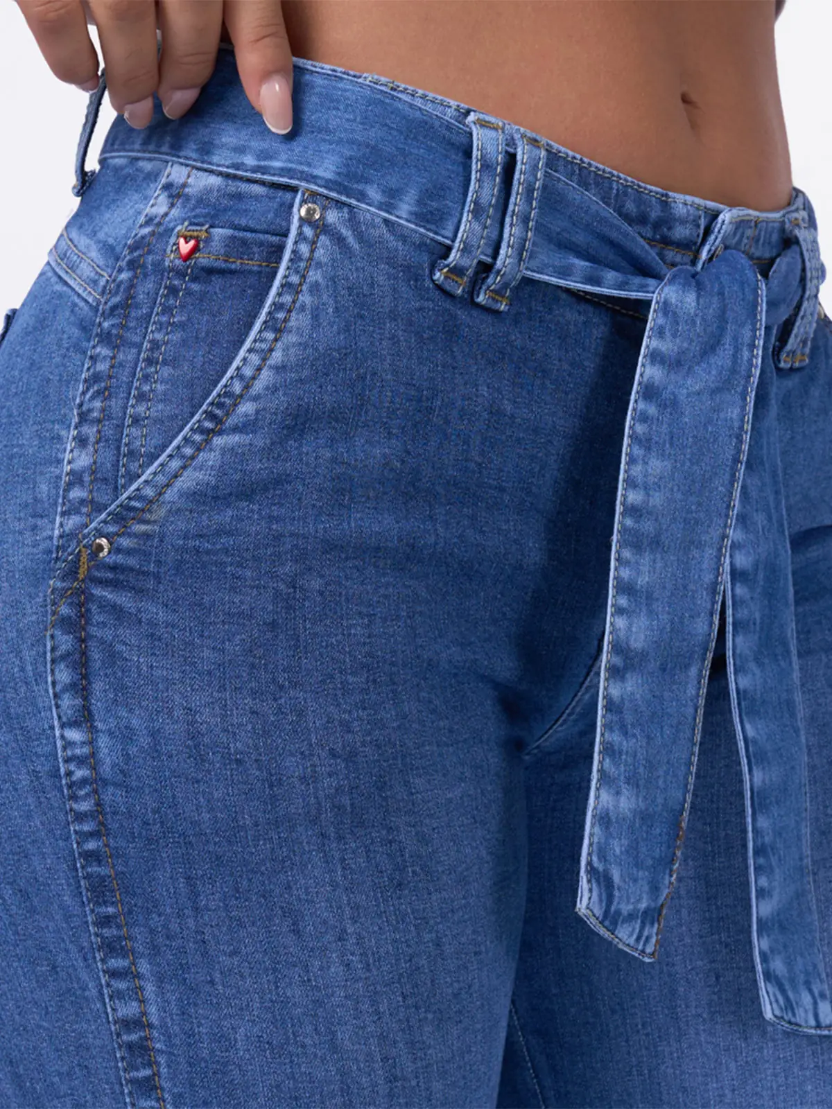 JEAN FLARE MUJER MACHINE FARAHI - 4