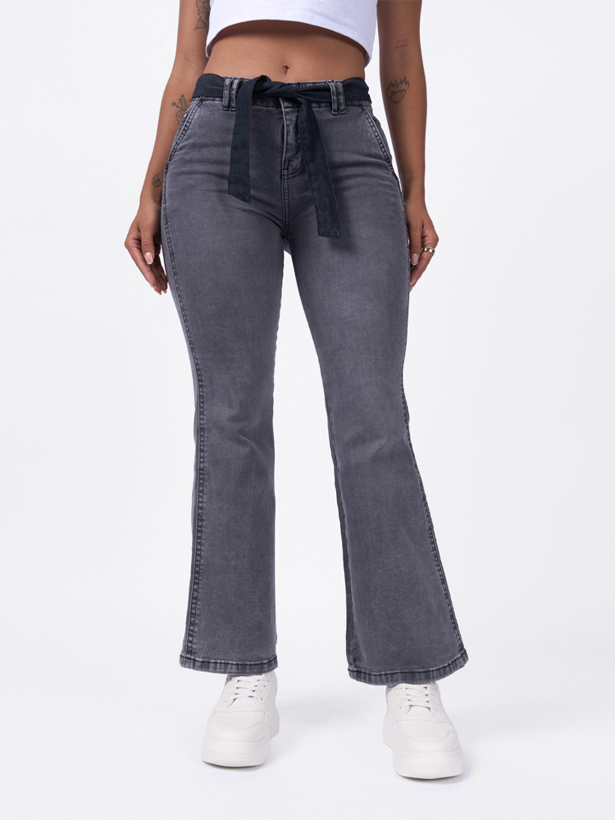 JEAN FLARE MUJER MACHINE FARAHI - 2