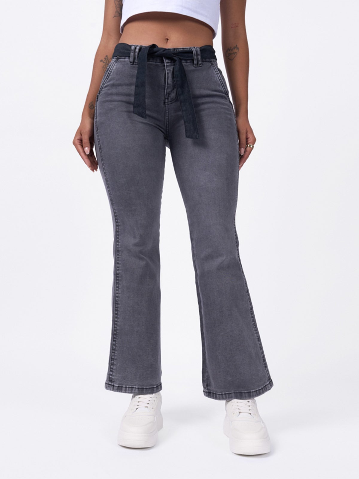 JEAN FLARE MUJER MACHINE FARAHI - 2