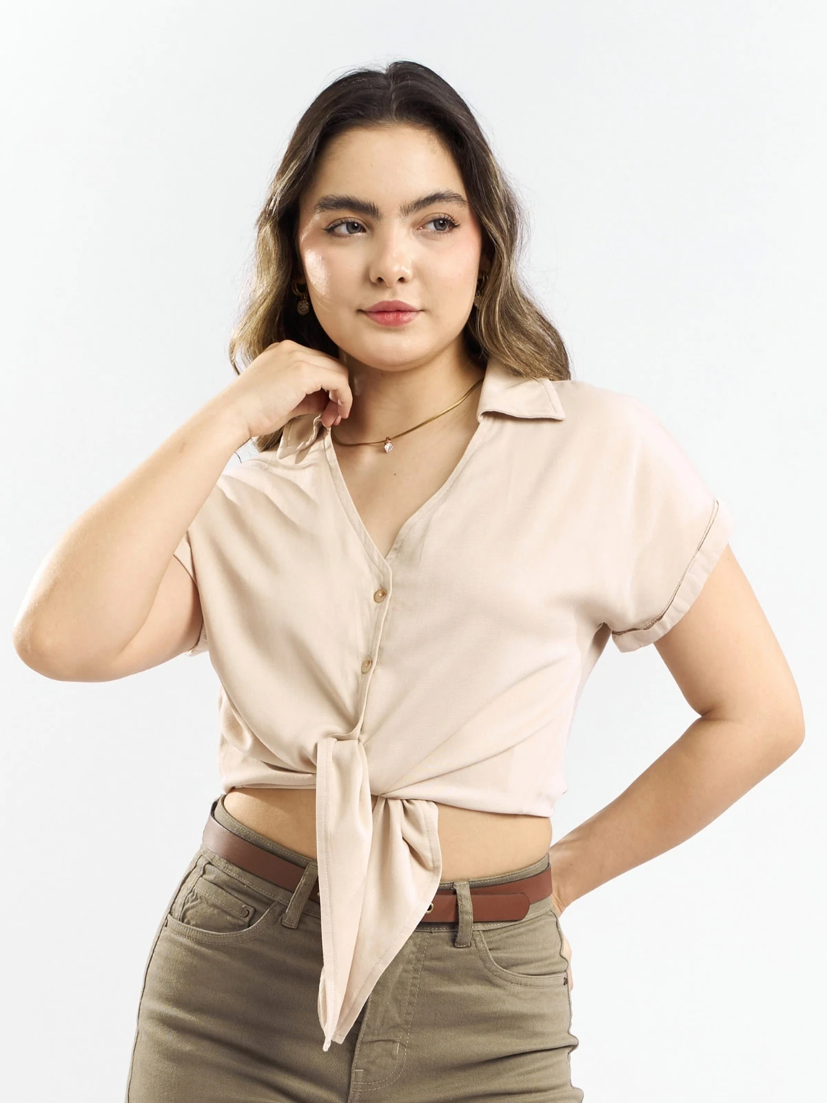 BLUSA MANGA CORTA MUJER PARADA 111 MELINA - 1