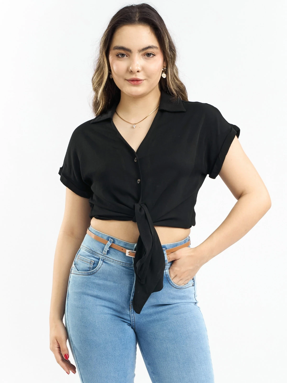 BLUSA MANGA CORTA MUJER PARADA 111 MELINA - 1