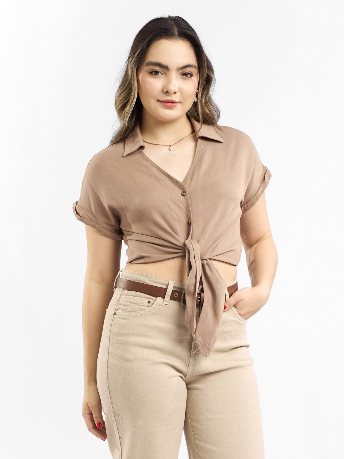 BLUSA MANGA CORTA MUJER PARADA 111 MELINA - 1