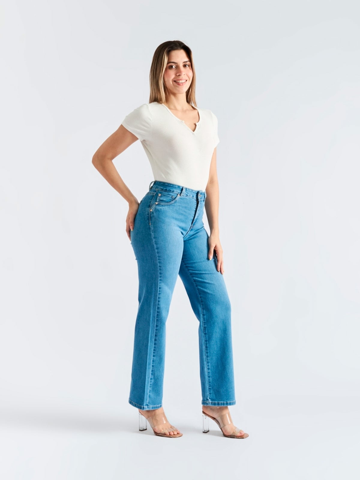JEANS ALGODÓN RECTO MUJER PARADA 111 ABRIL - 1