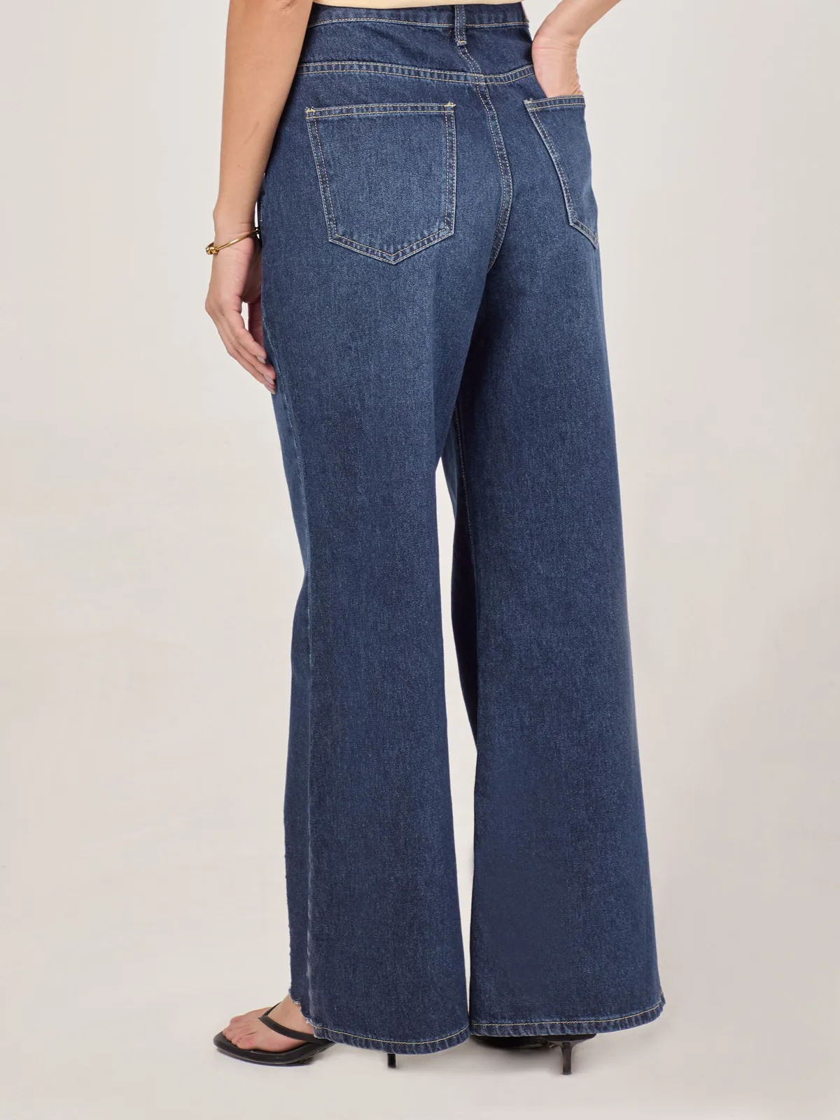 JEANS ALGODÓN REGULAR MUJER TATIENNE BORDADO - 2