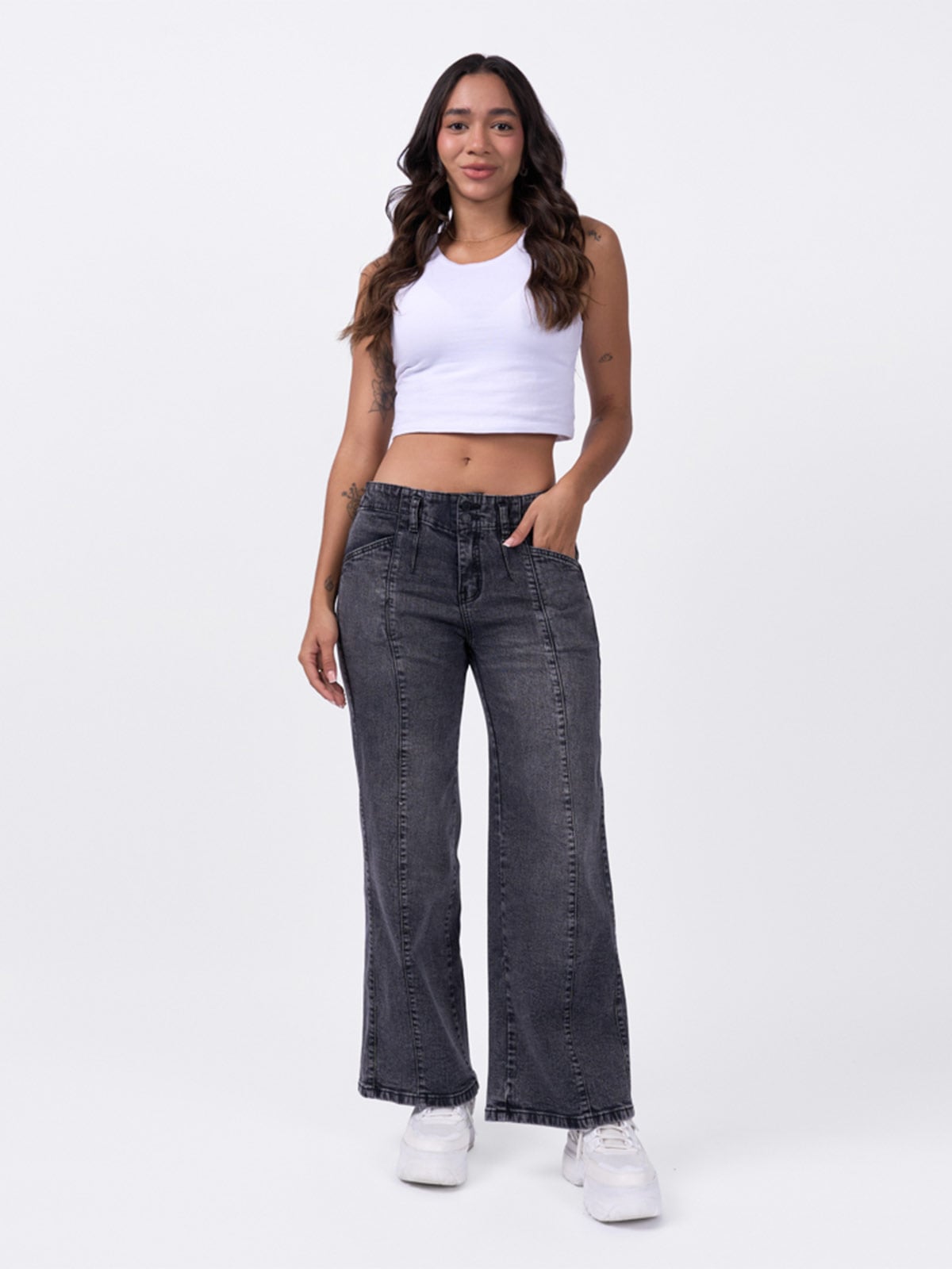 JEAN WIDELEG MUJER BRONCO SAPHIRA - 1