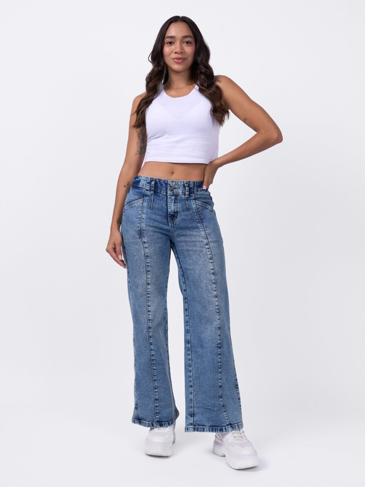 JEAN WIDELEG MUJER BRONCO SAPHIRA - 1