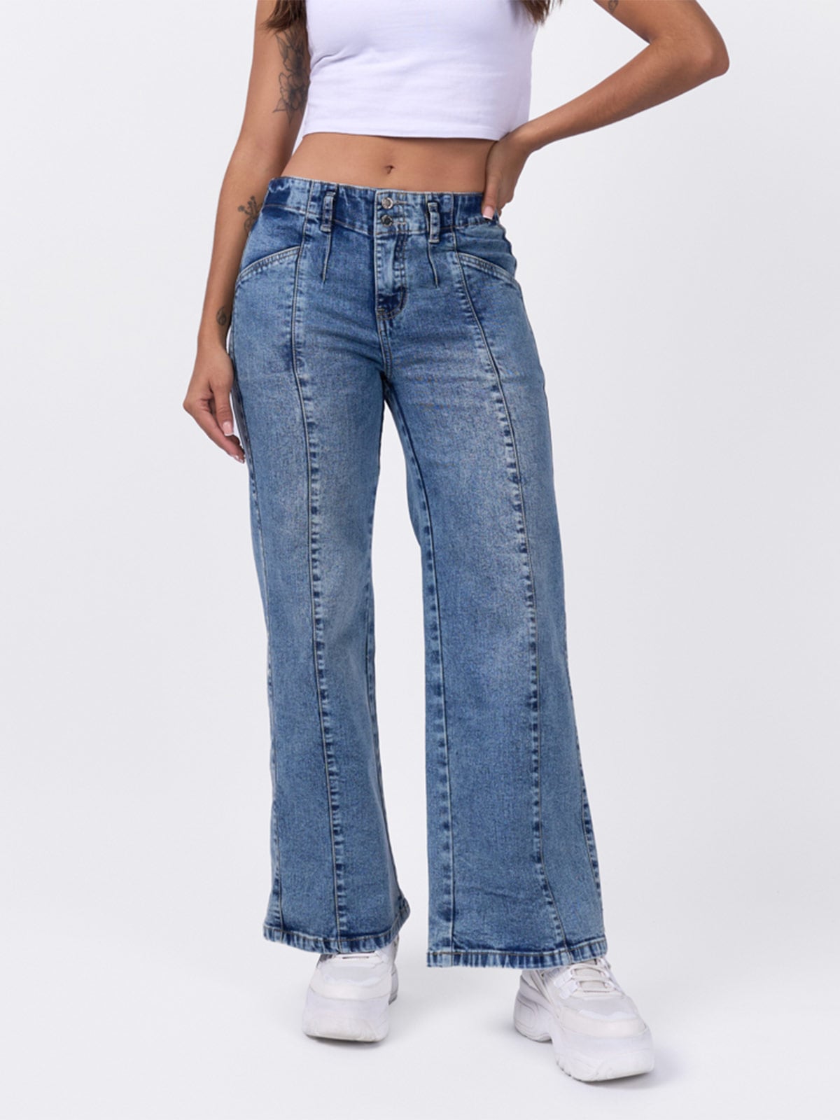 JEAN WIDELEG MUJER BRONCO SAPHIRA - 2