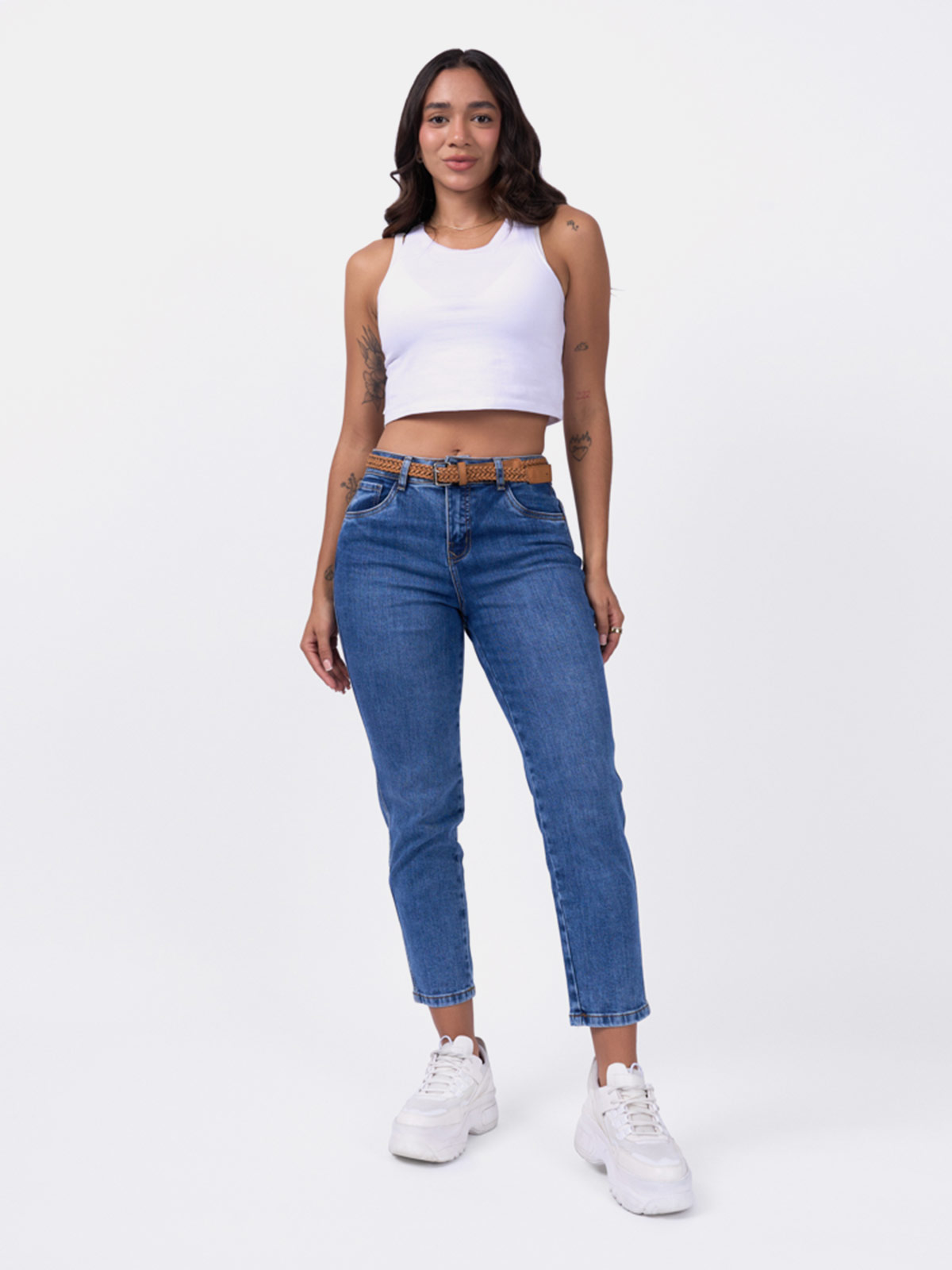 JEAN MOM FIT MUJER BRONCO LETY - 1