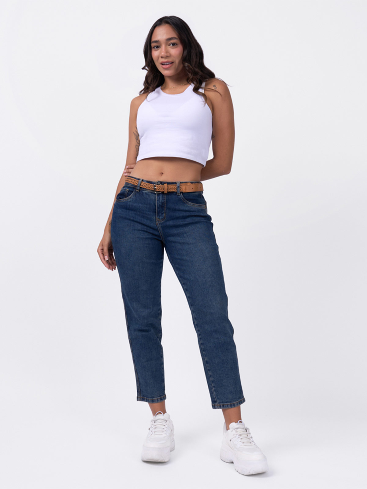 JEAN MOM FIT MUJER BRONCO LETY - 1