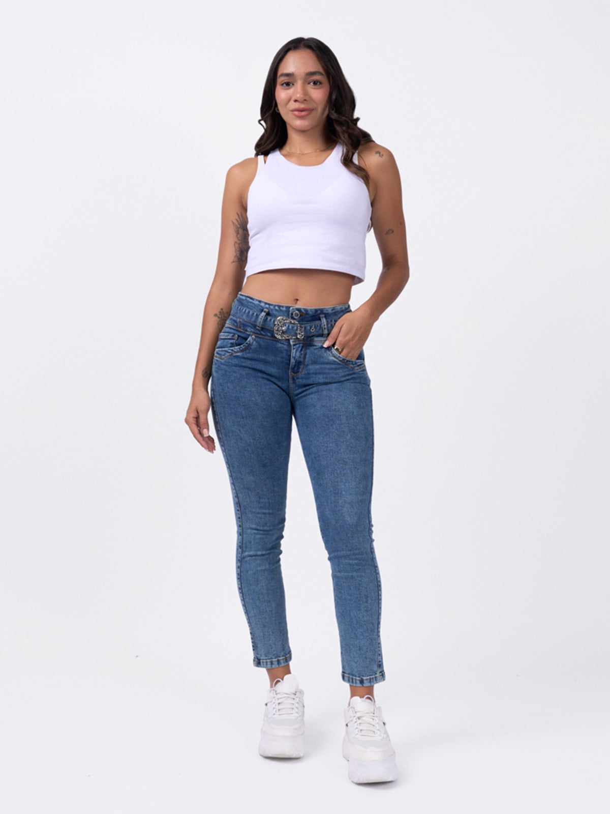 JEAN SLIM FIT MUJER BRONCO MAKENSY - 1