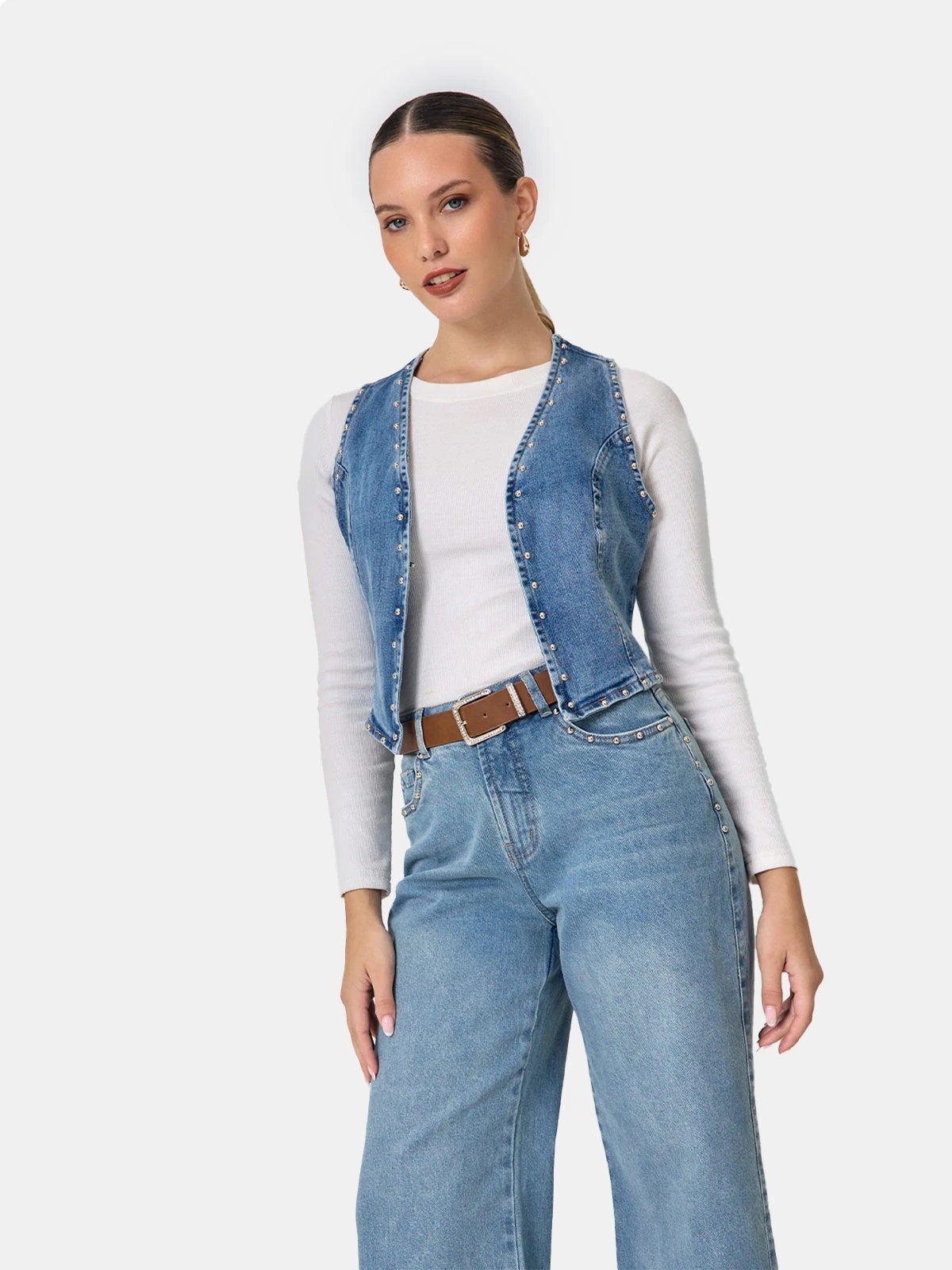 CHALECO MUJER METAL JEANS BELEN - 3
