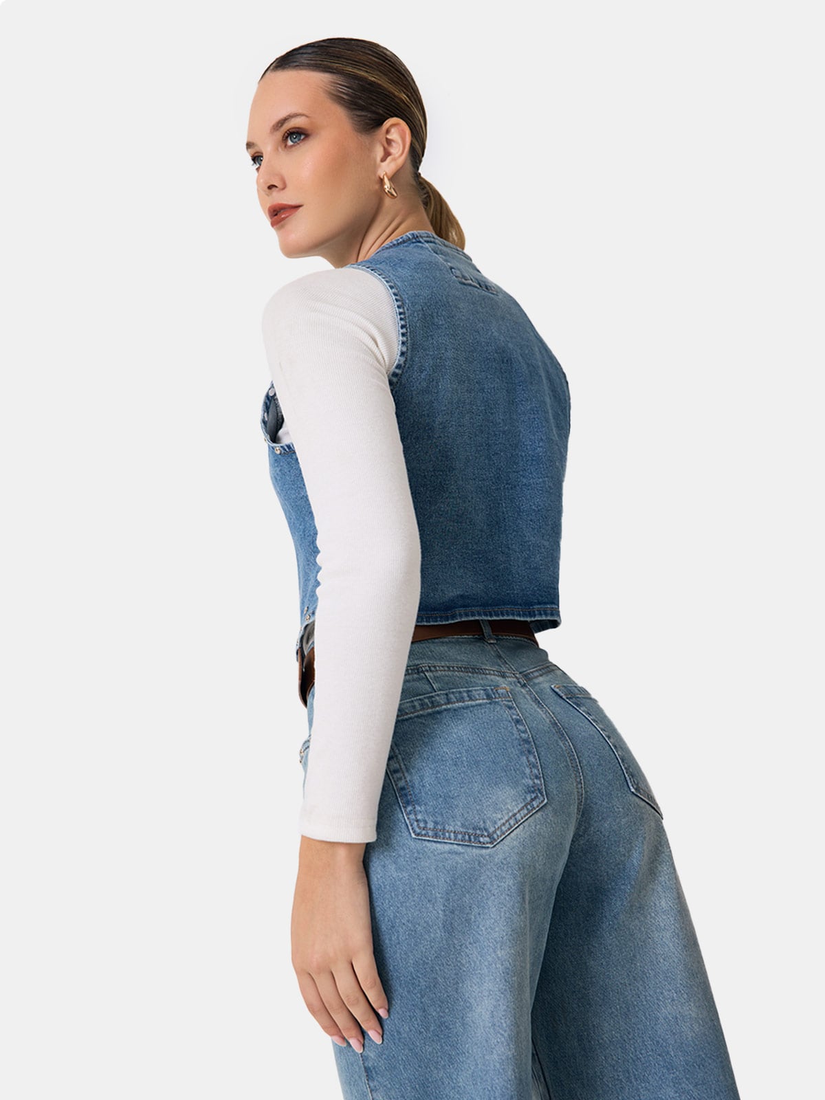 CHALECO MUJER METAL JEANS BELEN - 2