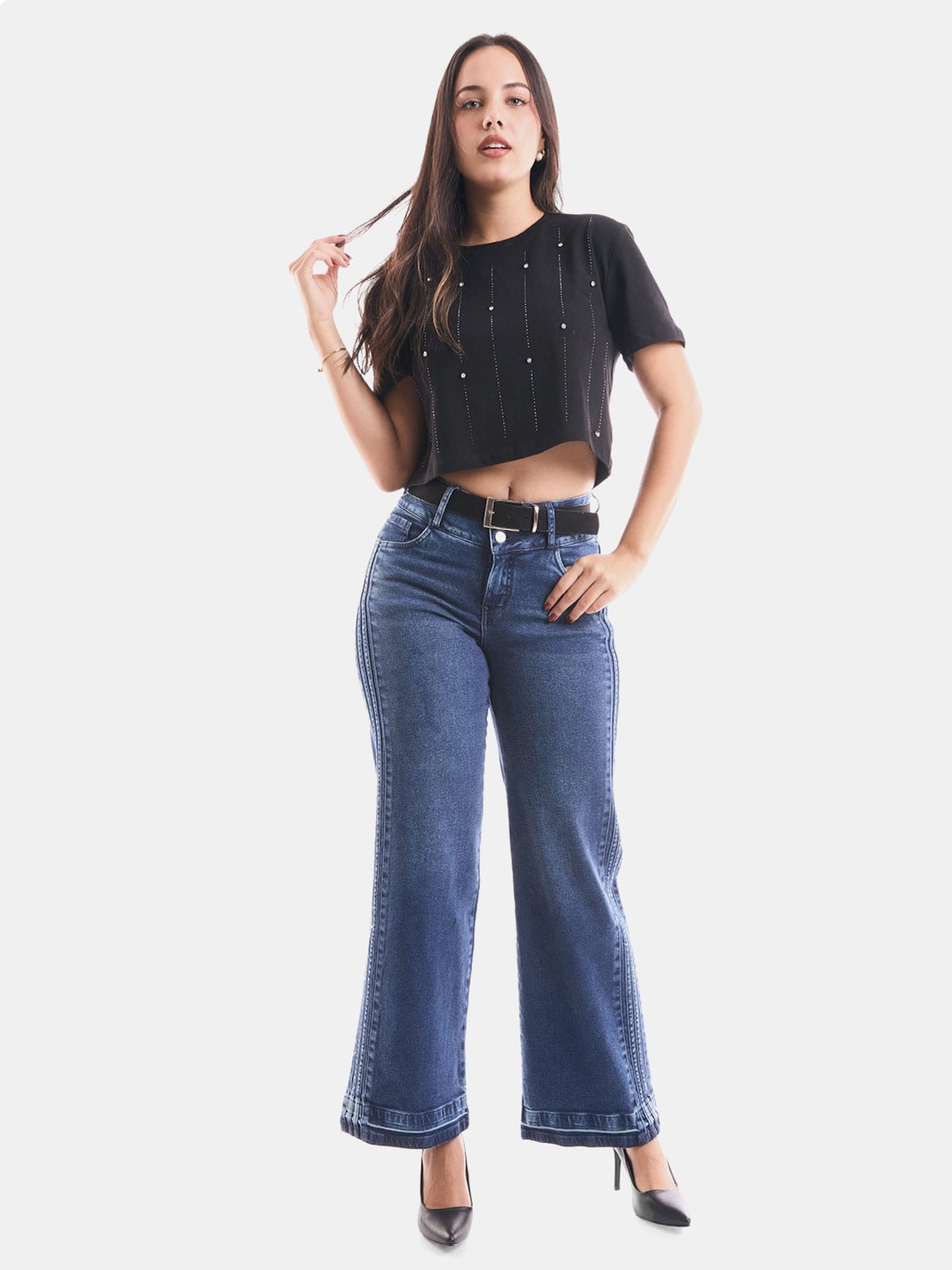JEAN WIDELEG MUJER METAL JEANS GERMANIA - 1