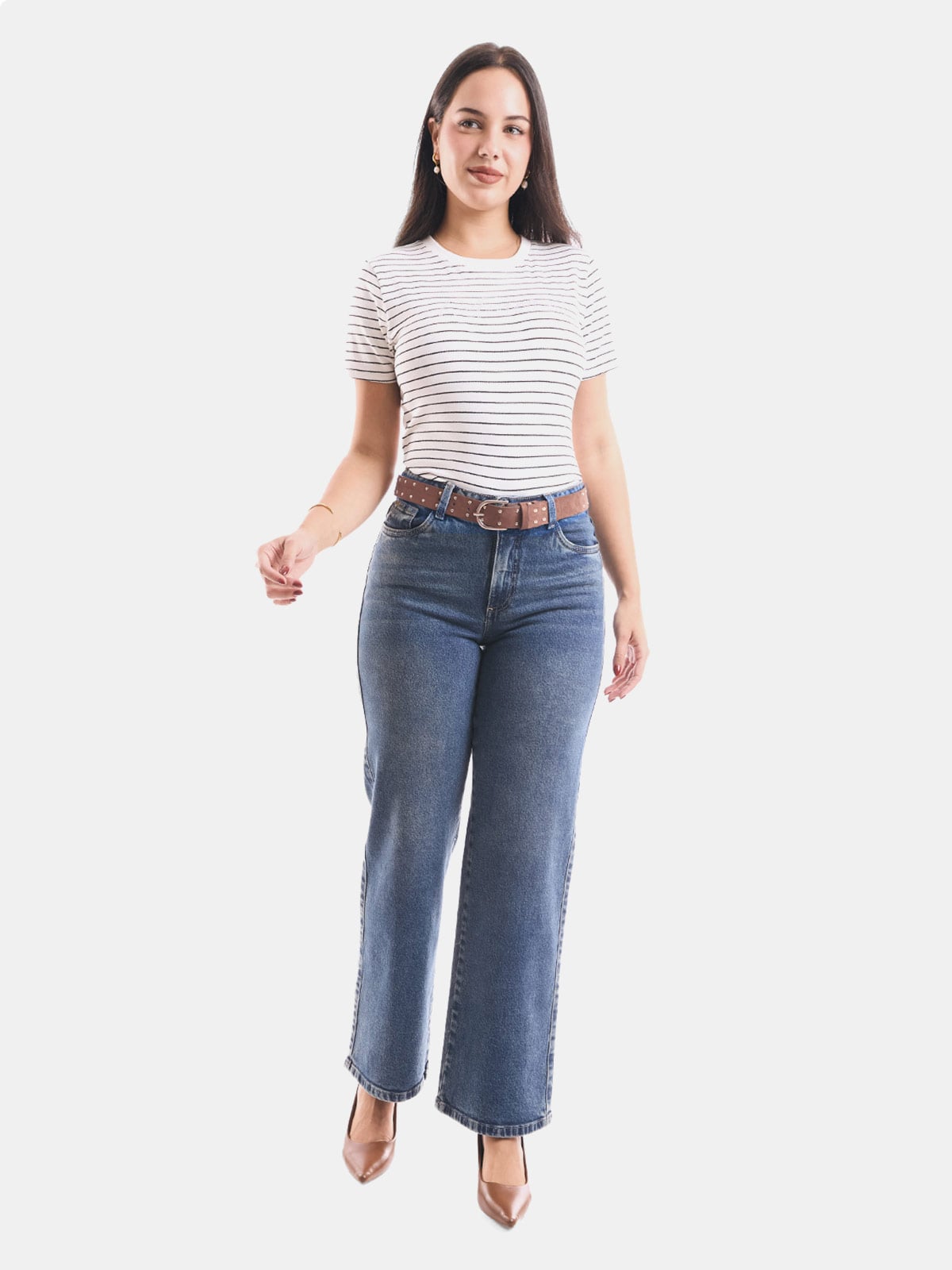 JEAN STRAIGHT FIT MUJER METAL JEANS NOELIA - 1