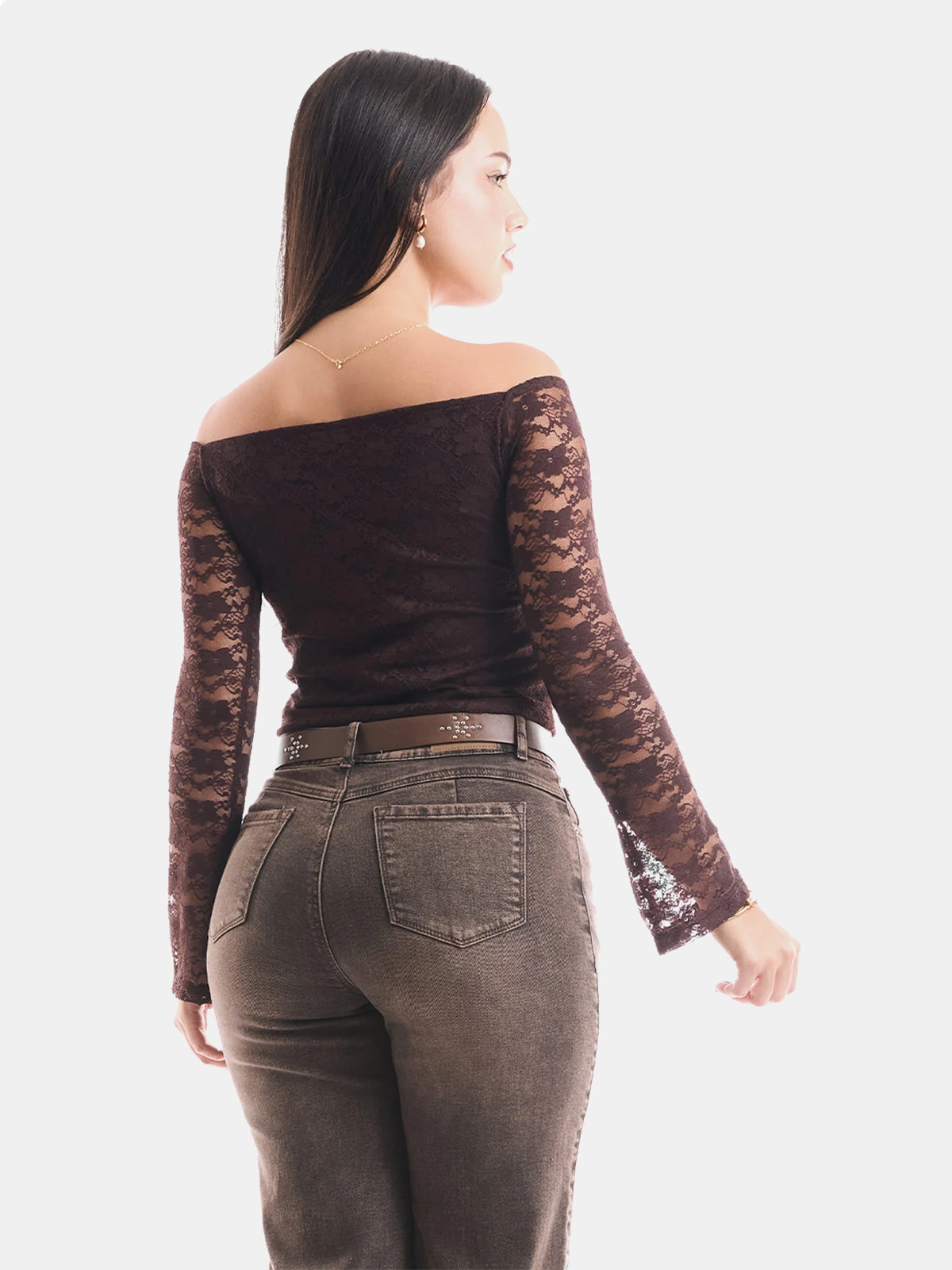TOP MUJER METAL JEANS ENCAJE ZENDAYA - 2