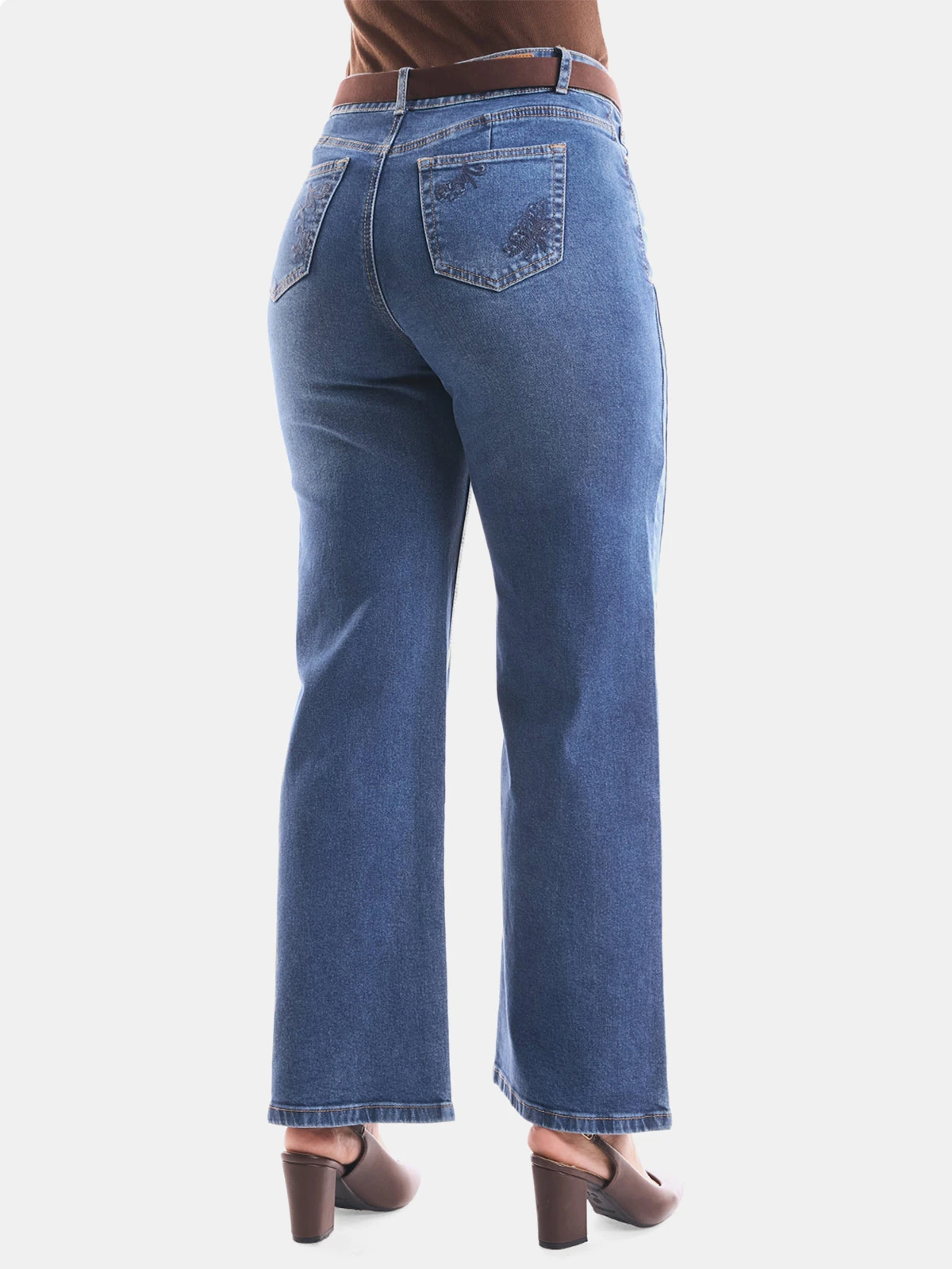 JEAN WIDELEG MUJER METAL JEANS BORDADO DALILA - 3