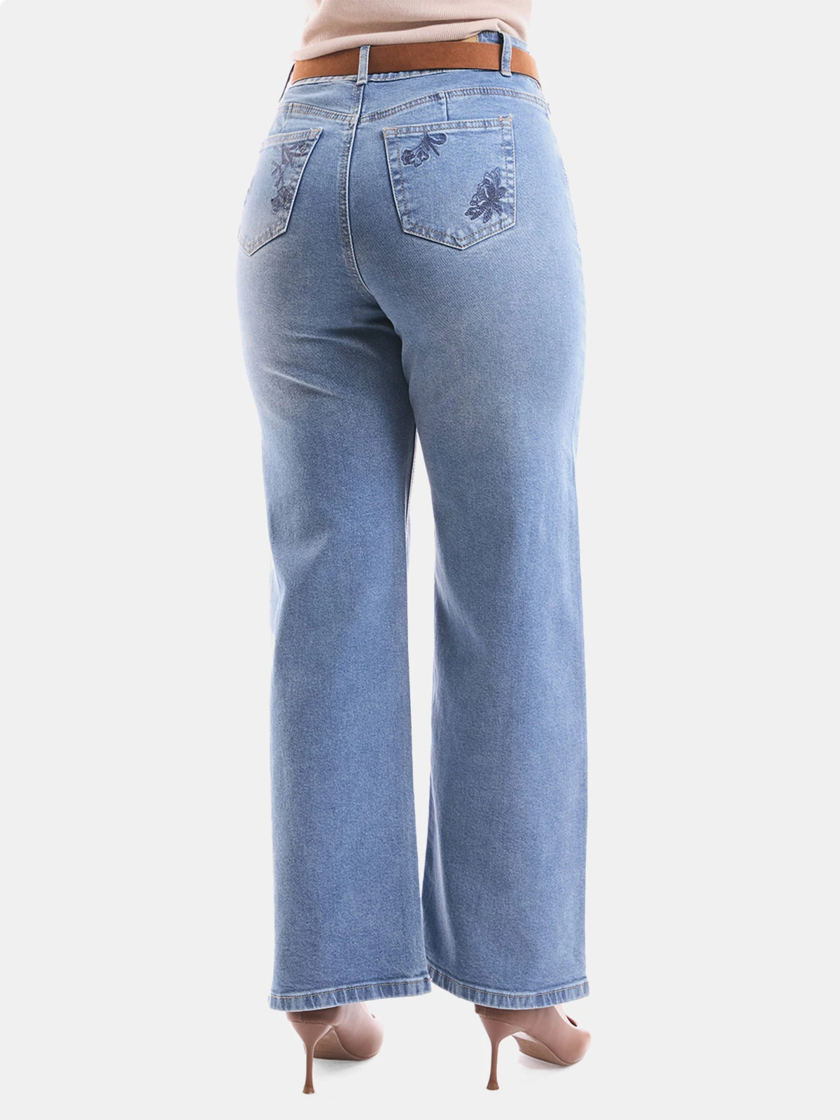 JEAN WIDELEG MUJER METAL JEANS BORDADO DALILA - 3