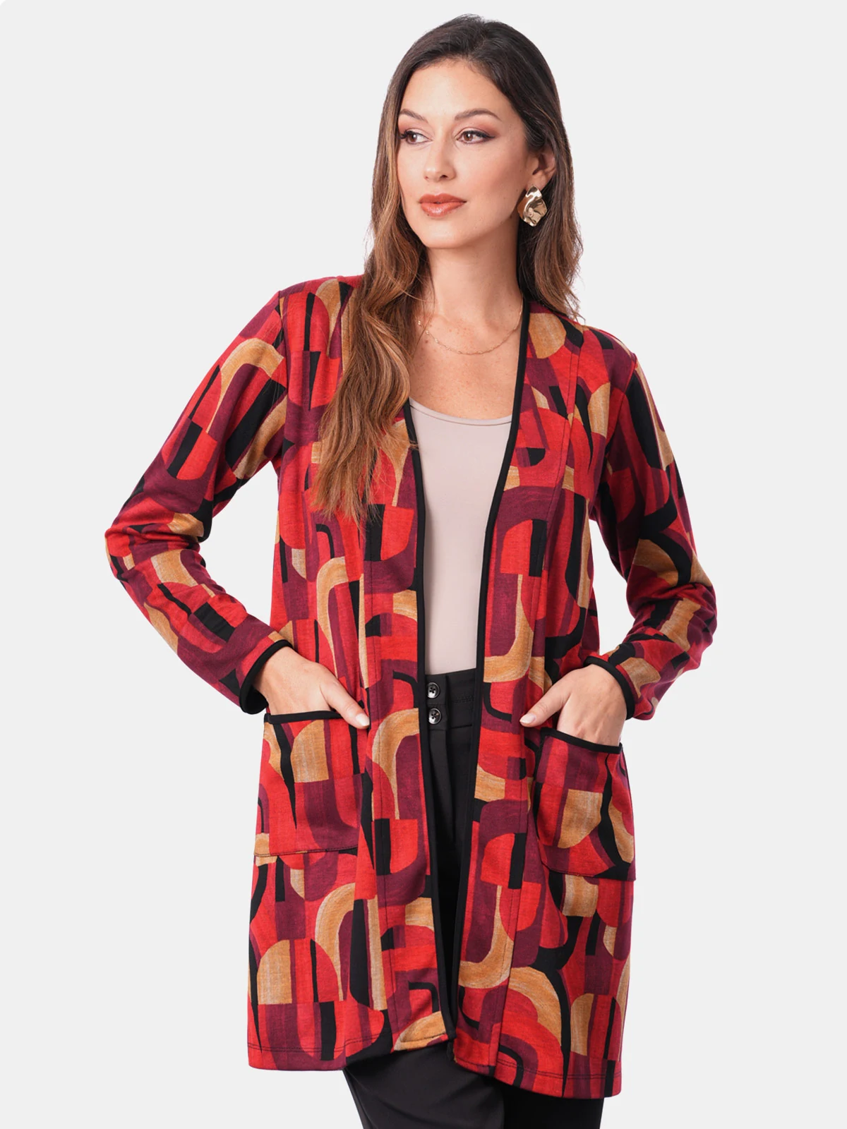 CARDIGAN MUJER CP MODA DE COLECCIÓN GINEBRA - 1