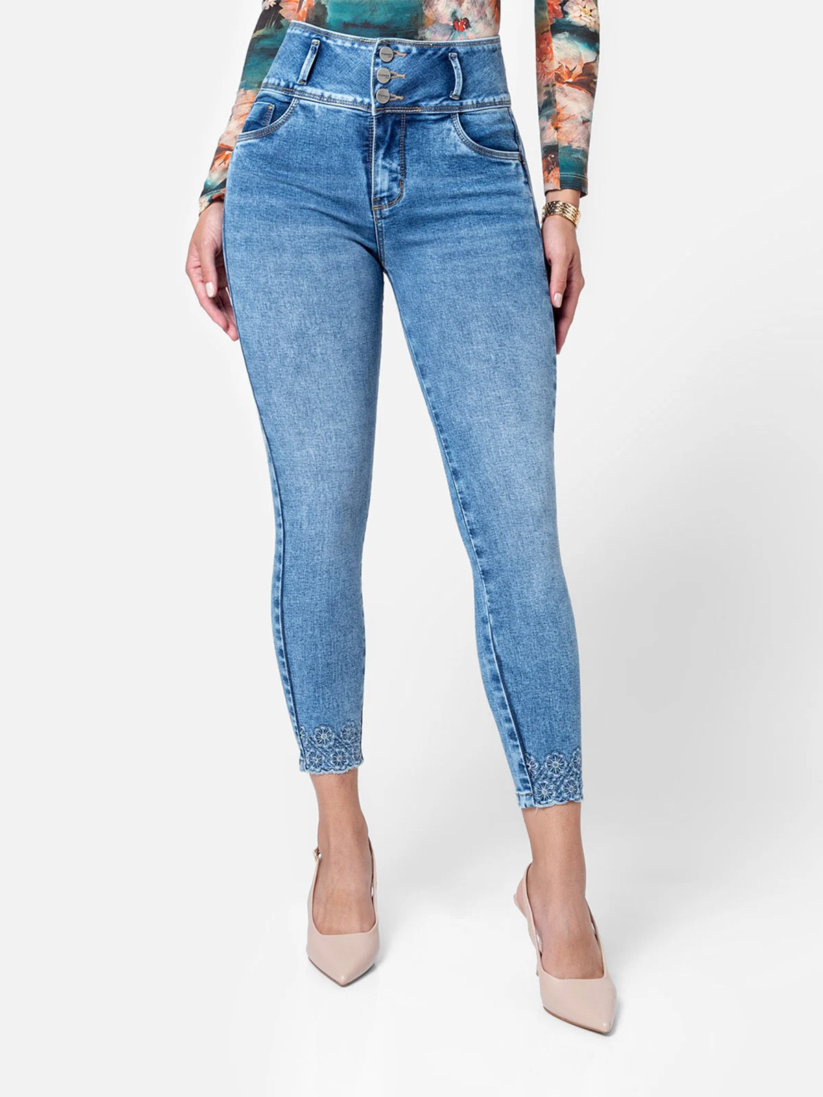 JEANS SKINNY MUJER PIONIER LETHII - 2