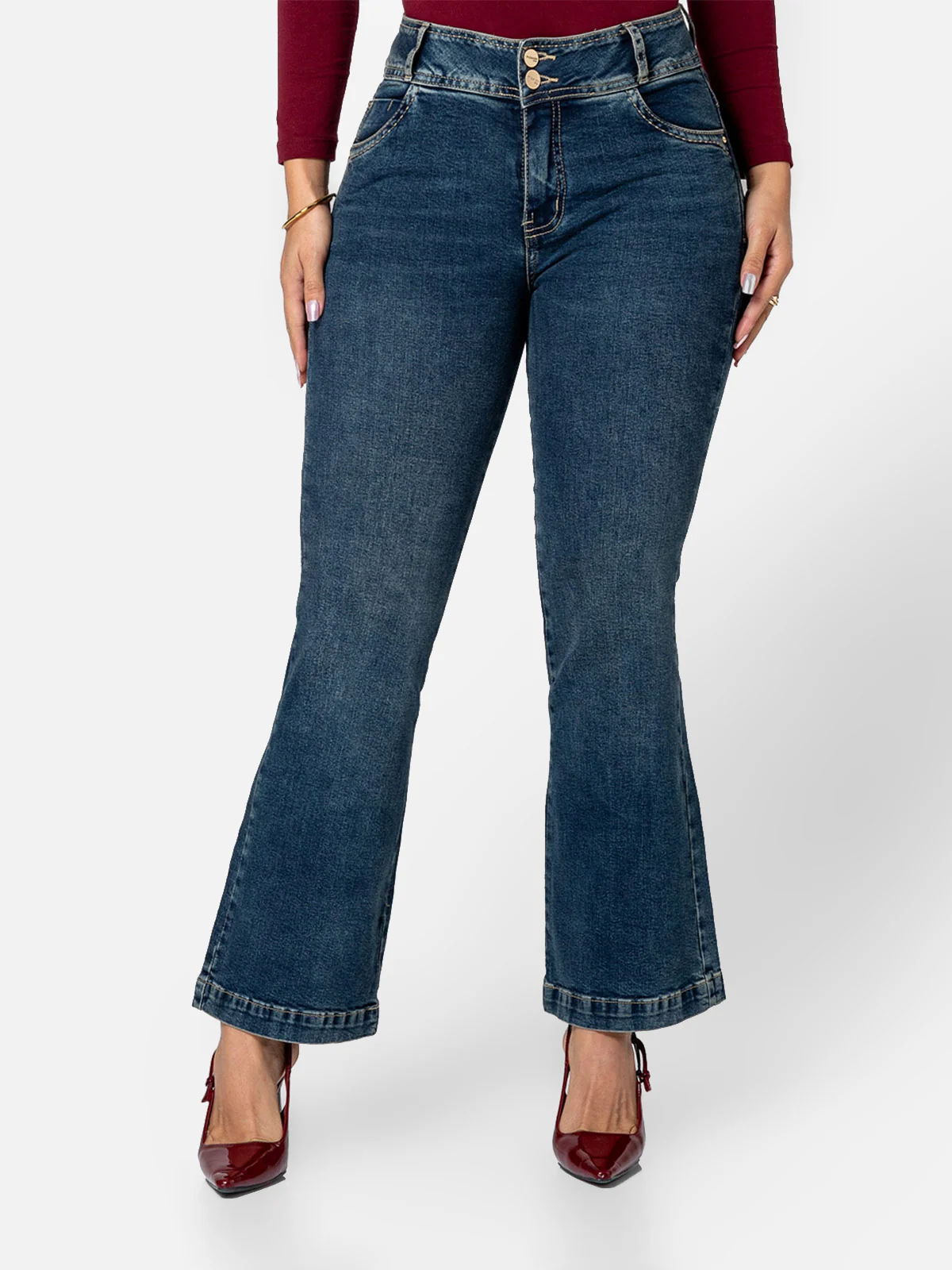 JEANS FLARE MUJER PIONIER XIANIRA - 2