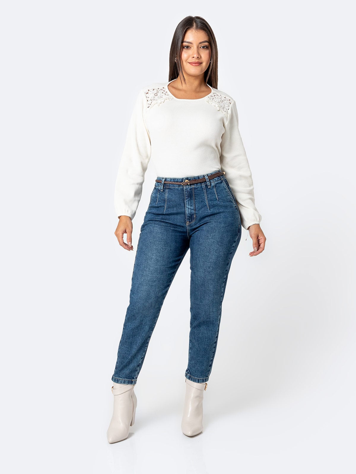 JEANS MOM MUJER PIONIER KERAL - 1