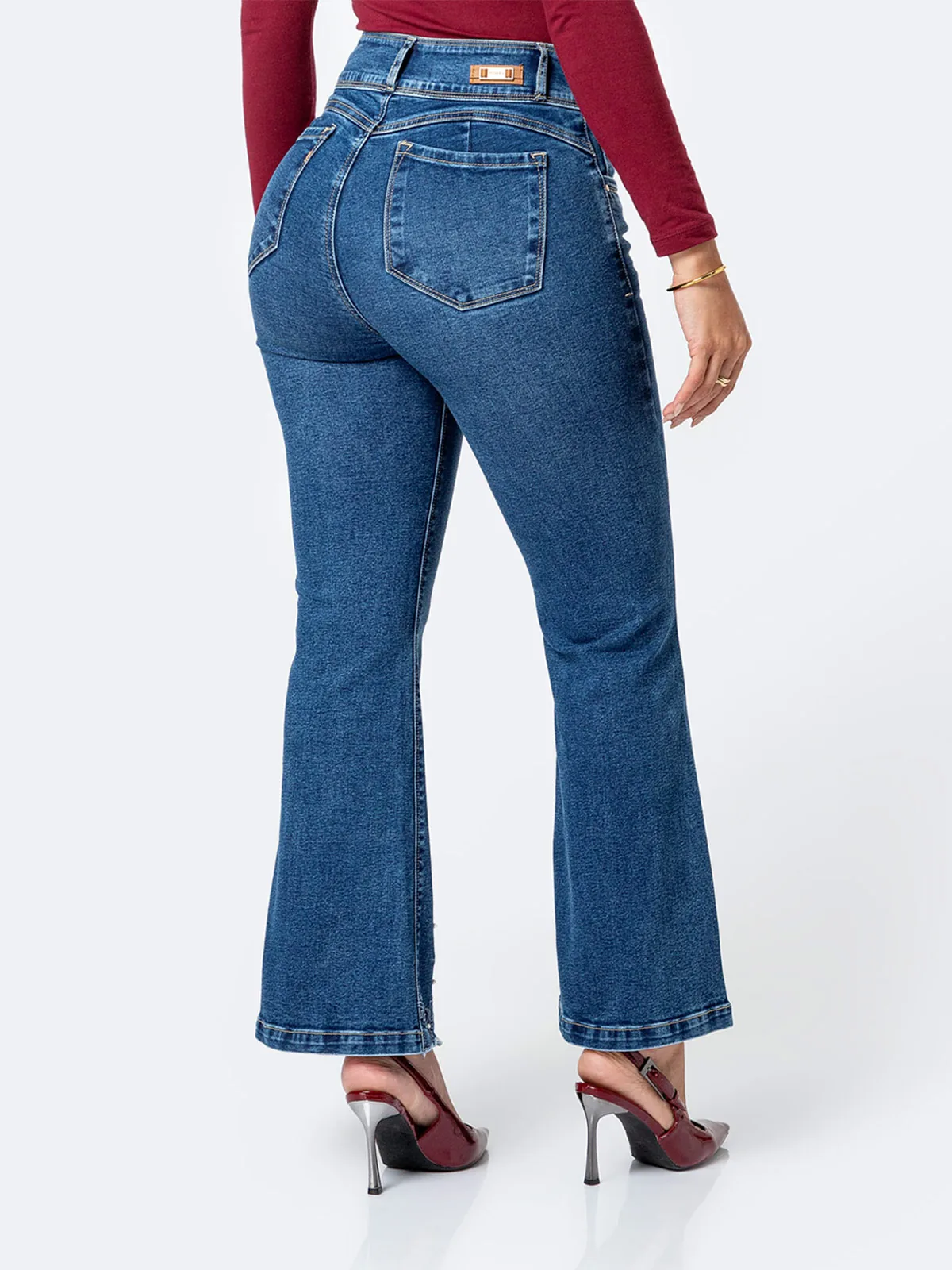 JEANS FLARE MUJER PIONIER NAEM - 2