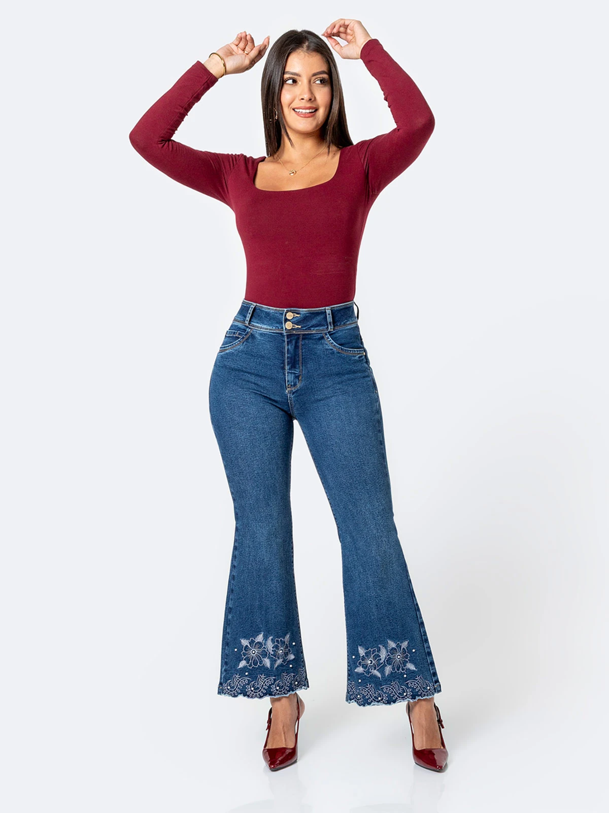 JEANS FLARE MUJER PIONIER NAEM - 6