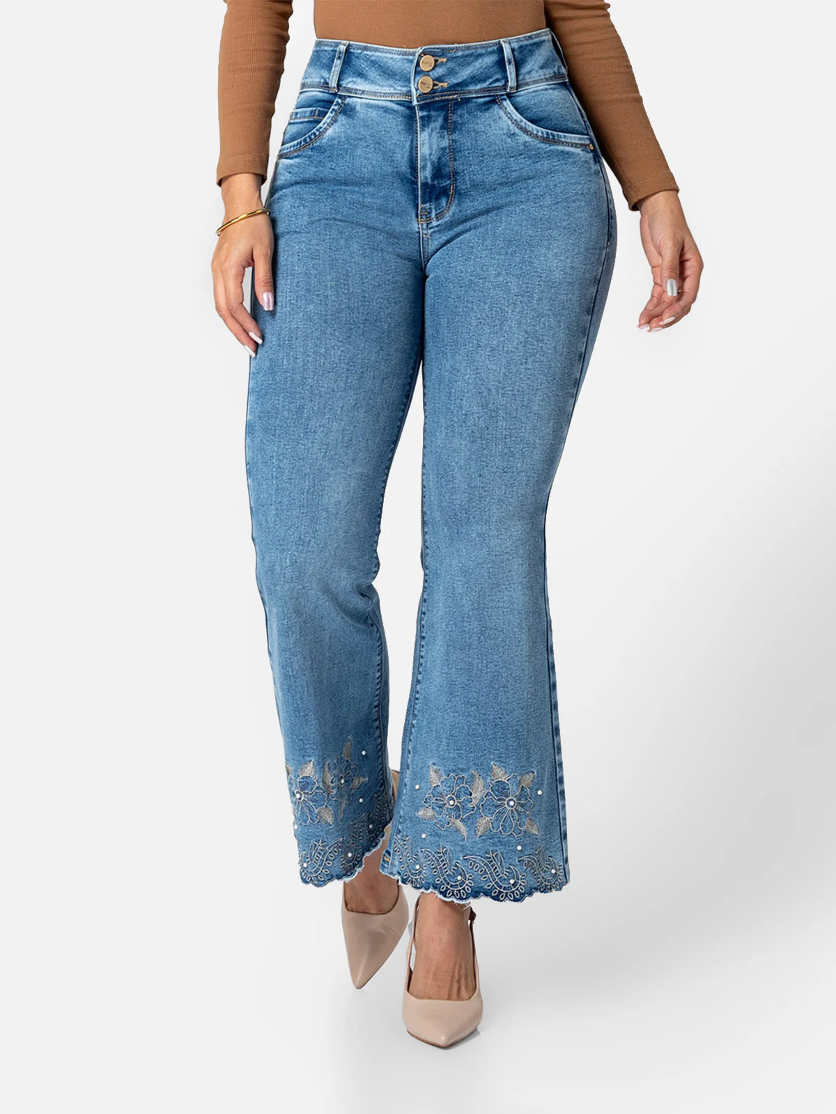 JEANS FLARE MUJER PIONIER NAEM - 1